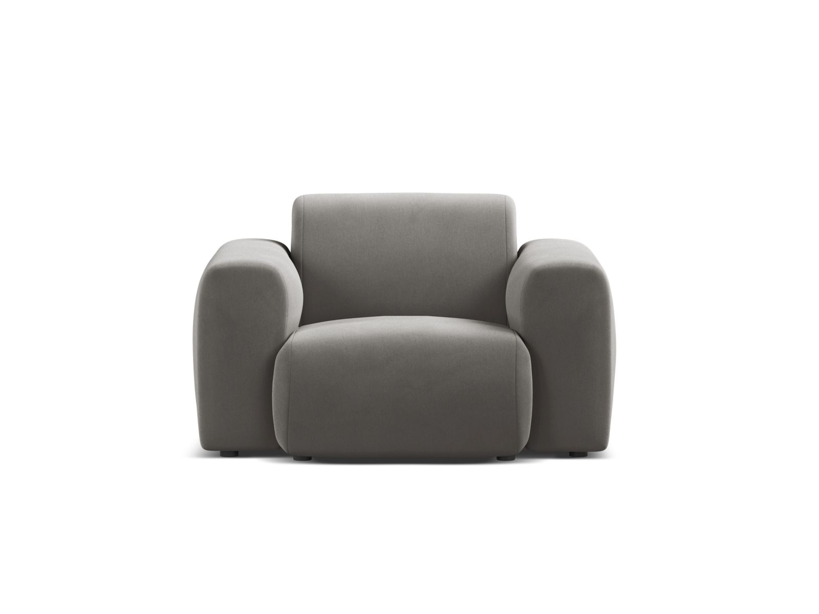 Velvet Armchair, "Molino", 1 Seat, 108x100x72