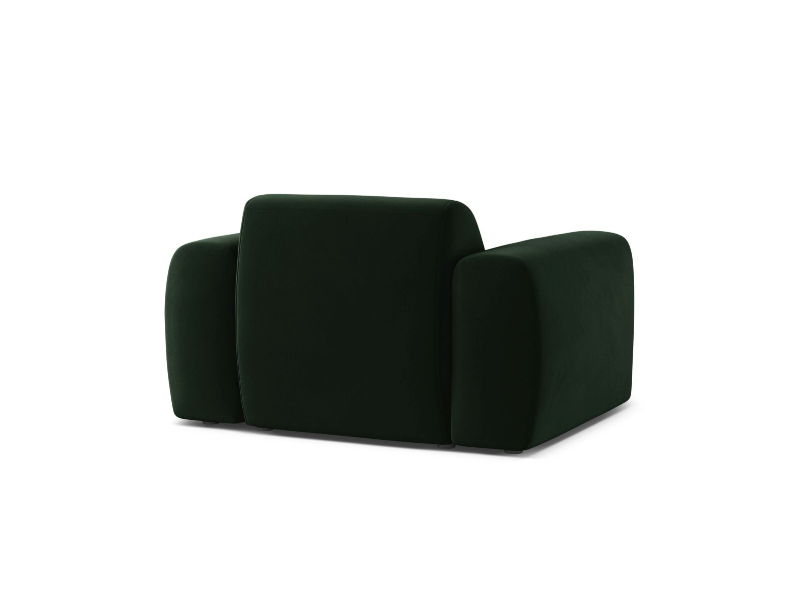 Velvet Armchair, "Molino", 1 Seat, 108x100x72