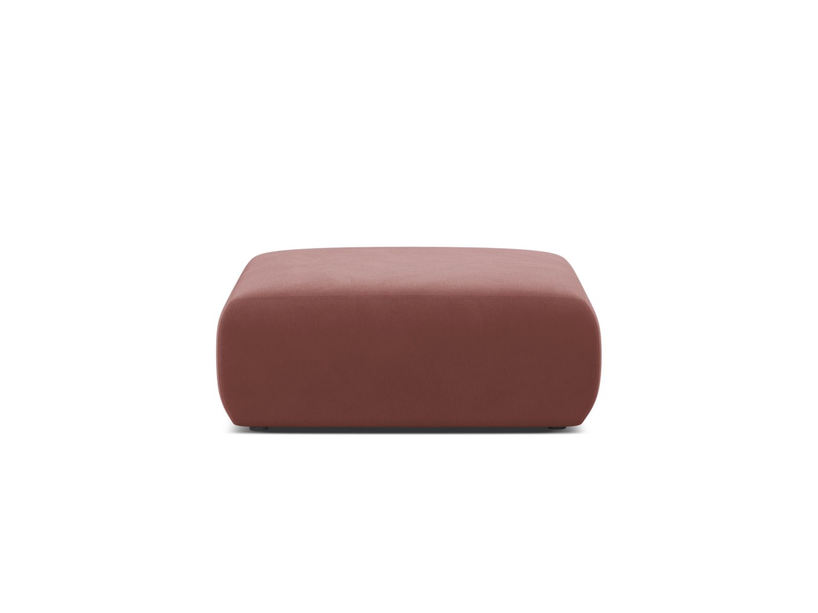 Velvet Pouf, "Molino", 2 Seats, 100x100x40