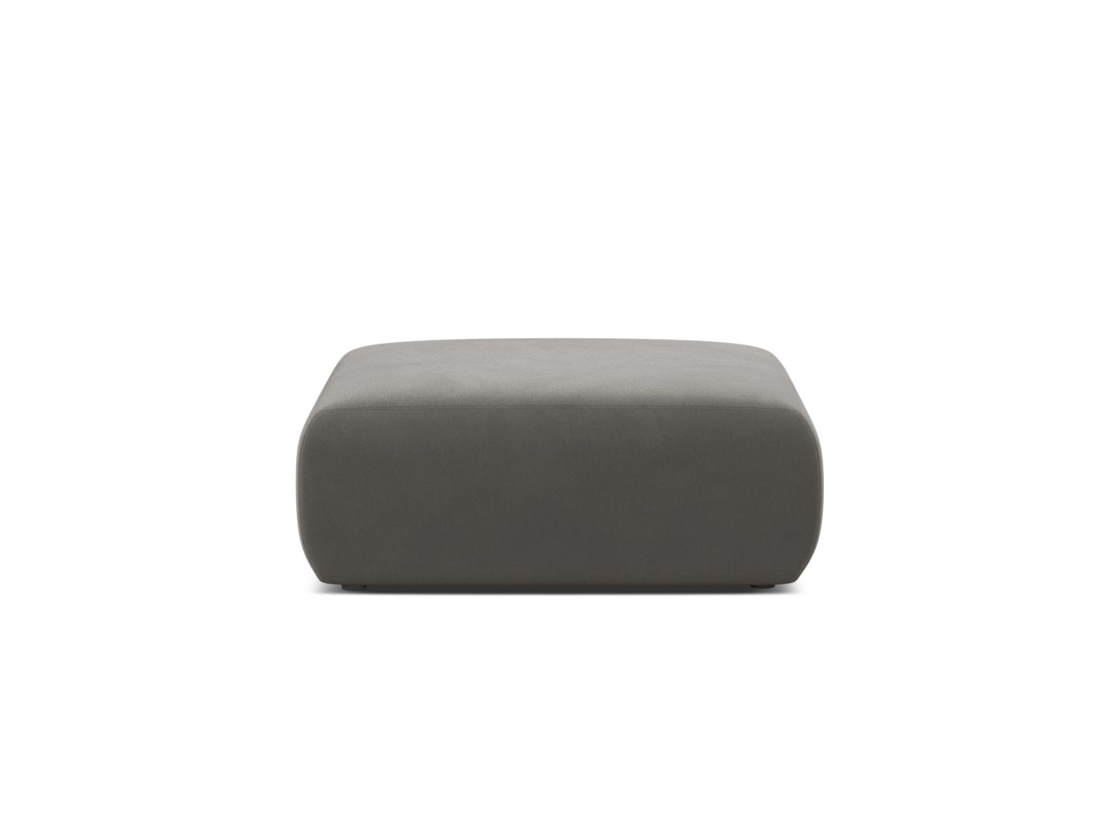 Velvet Pouf, "Molino", 2 Seats, 100x100x40
