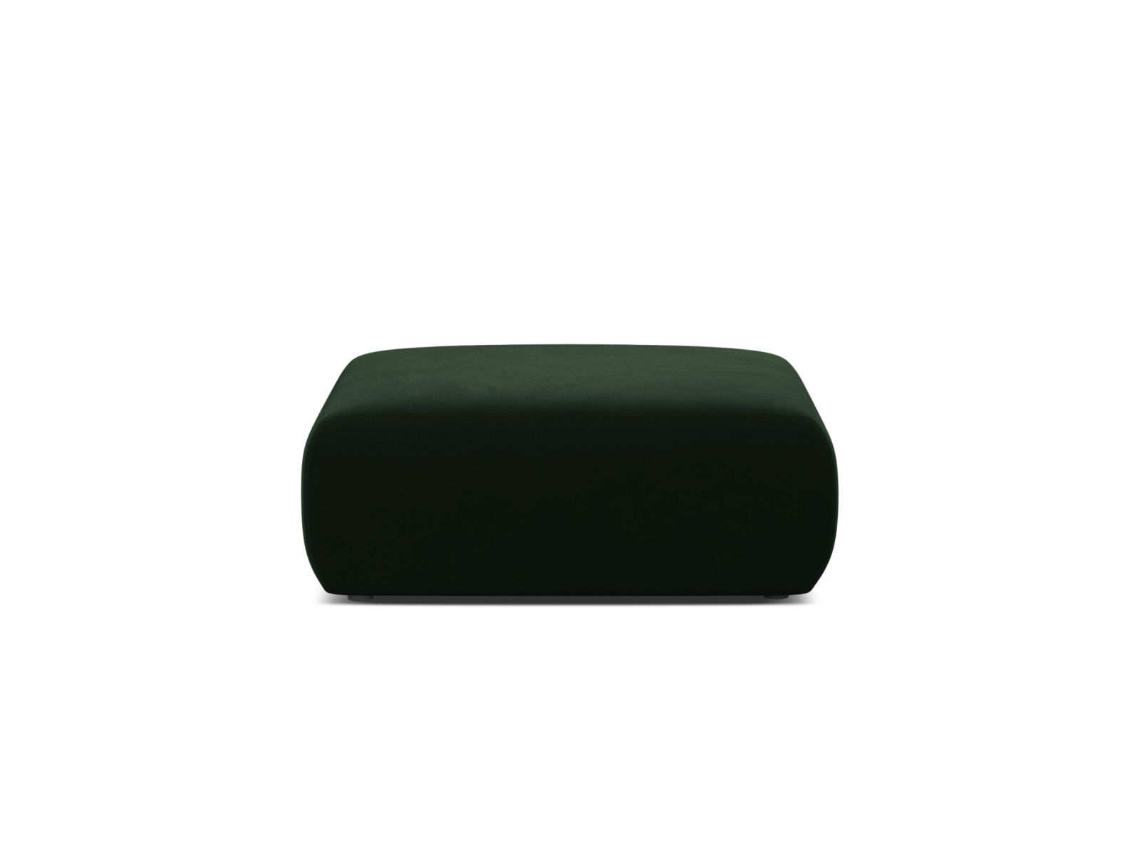 Velvet Pouf, "Molino", 2 Seats, 100x100x40