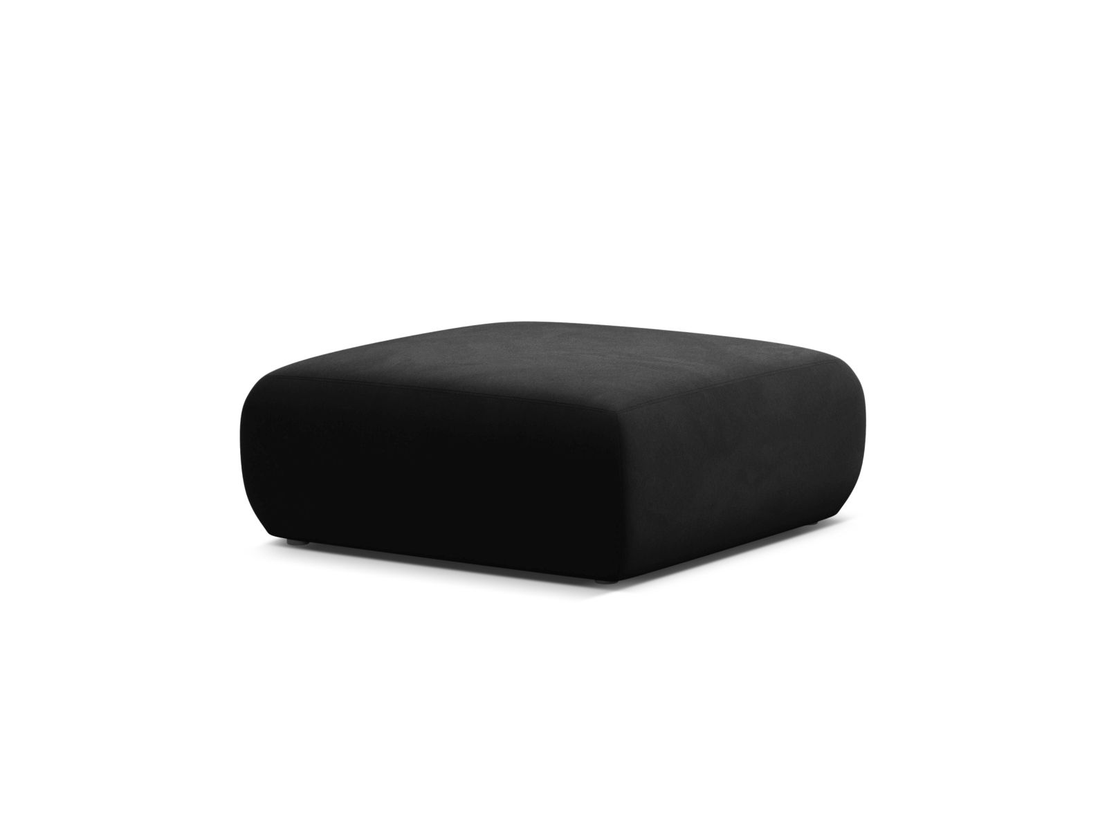 Velvet Pouf, "Molino", 2 Seats, 100x100x40