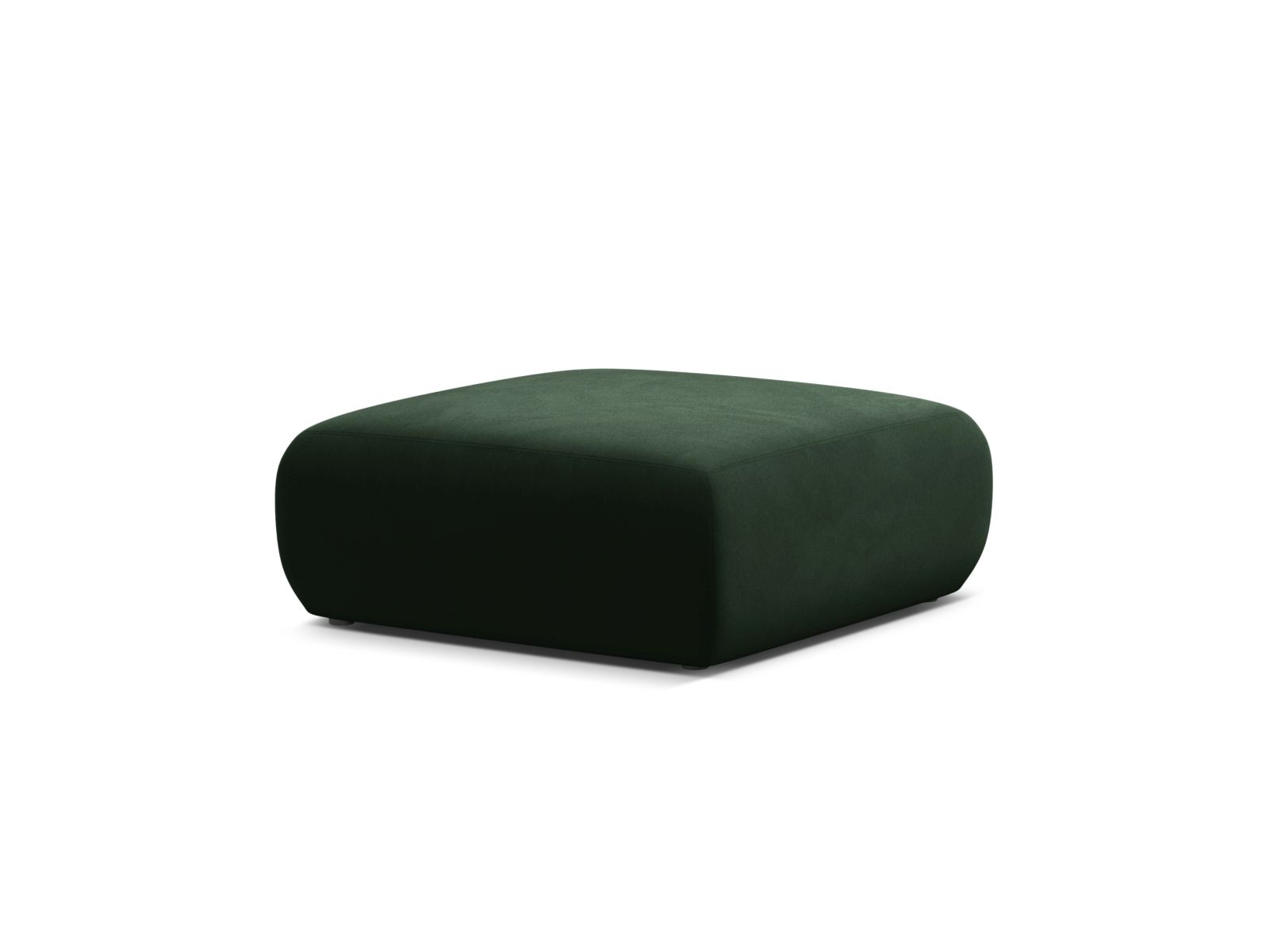 Velvet Pouf, "Molino", 2 Seats, 100x100x40