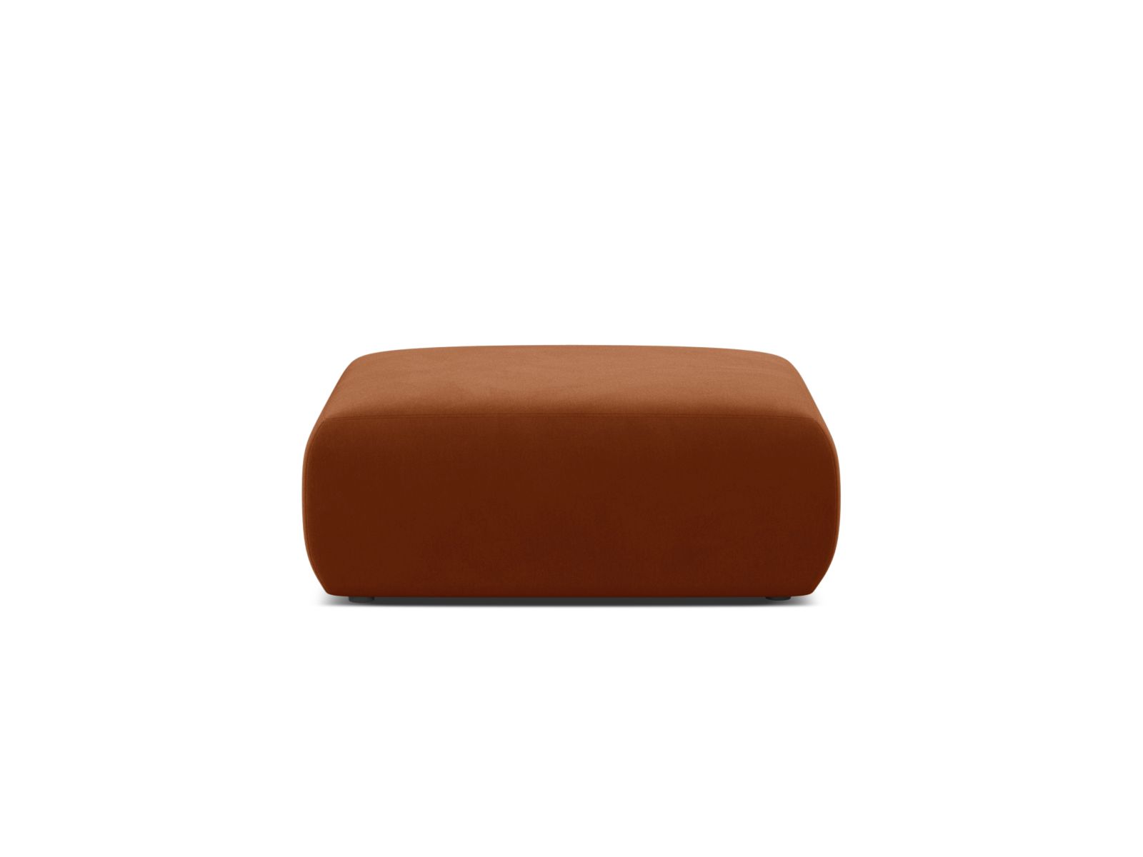 Velvet Pouf, "Molino", 2 Seats, 100x100x40