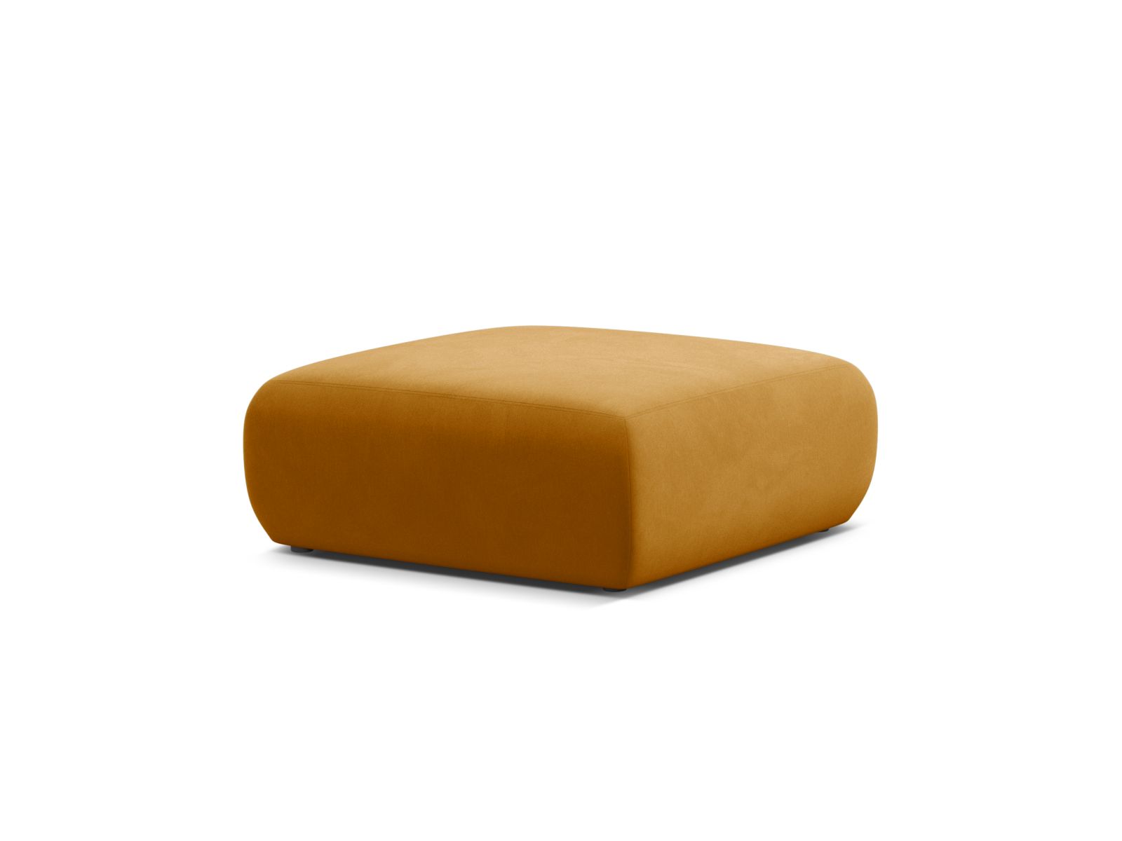 Velvet Pouf, "Molino", 2 Seats, 100x100x40