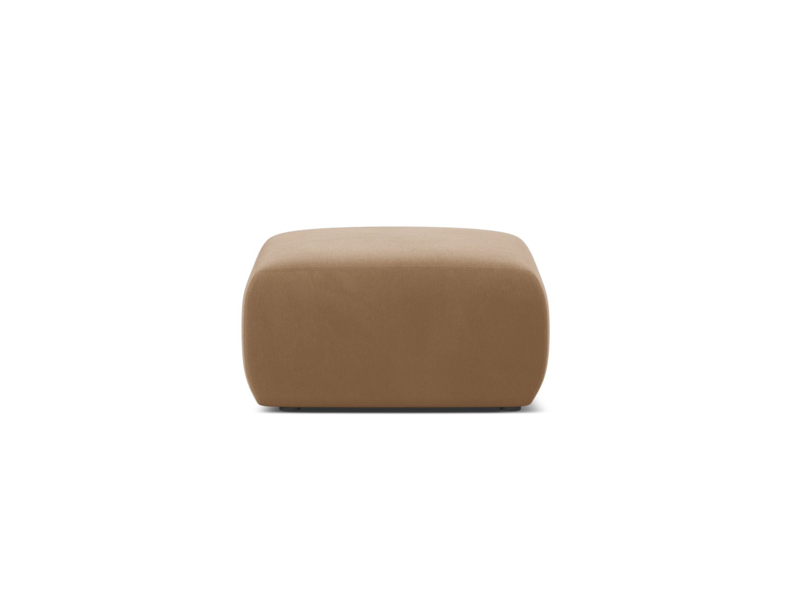 Velvet Pouf, "Molino", 1 Seat, 75x75x40