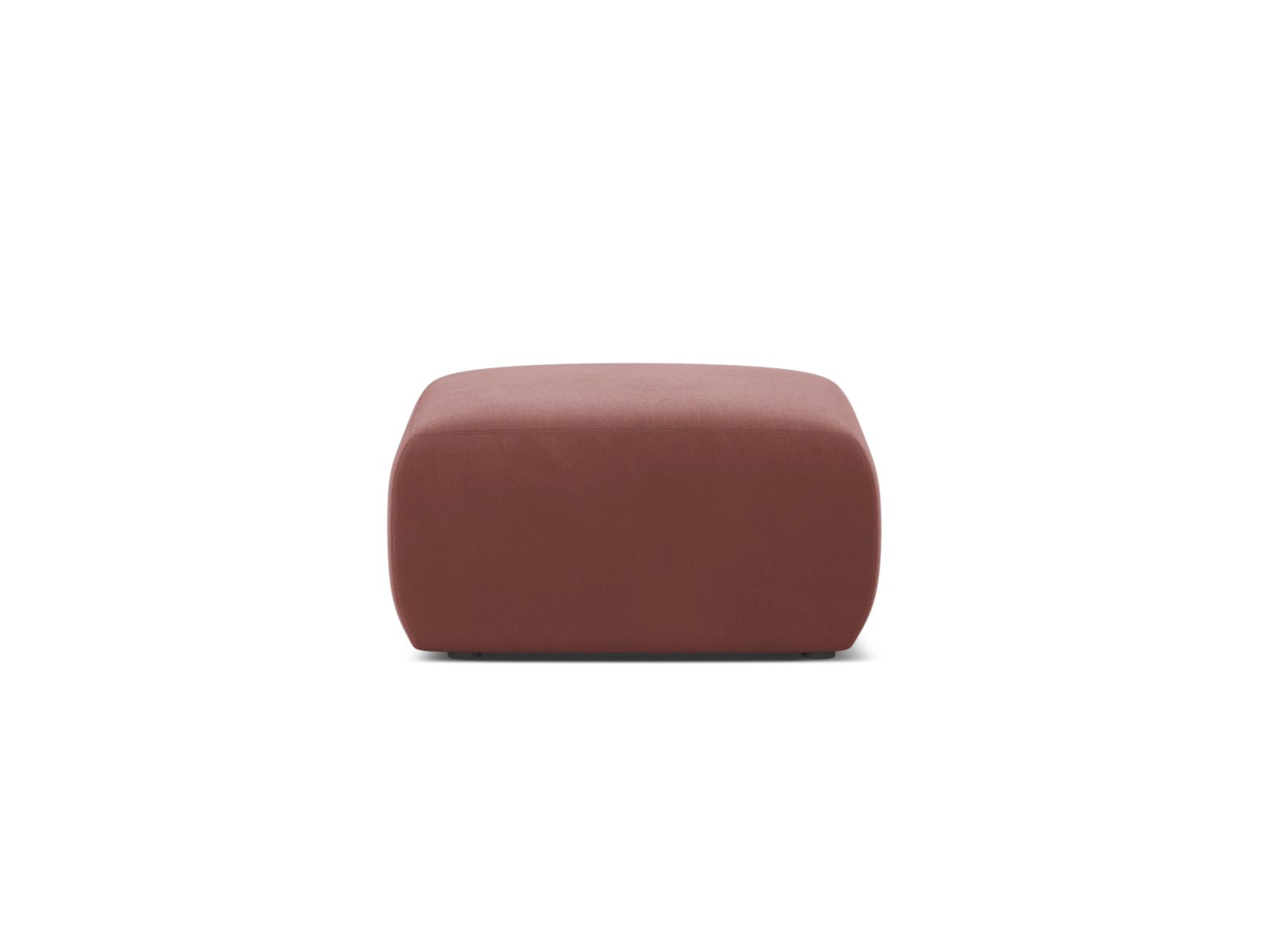 Velvet Pouf, "Molino", 1 Seat, 75x75x40