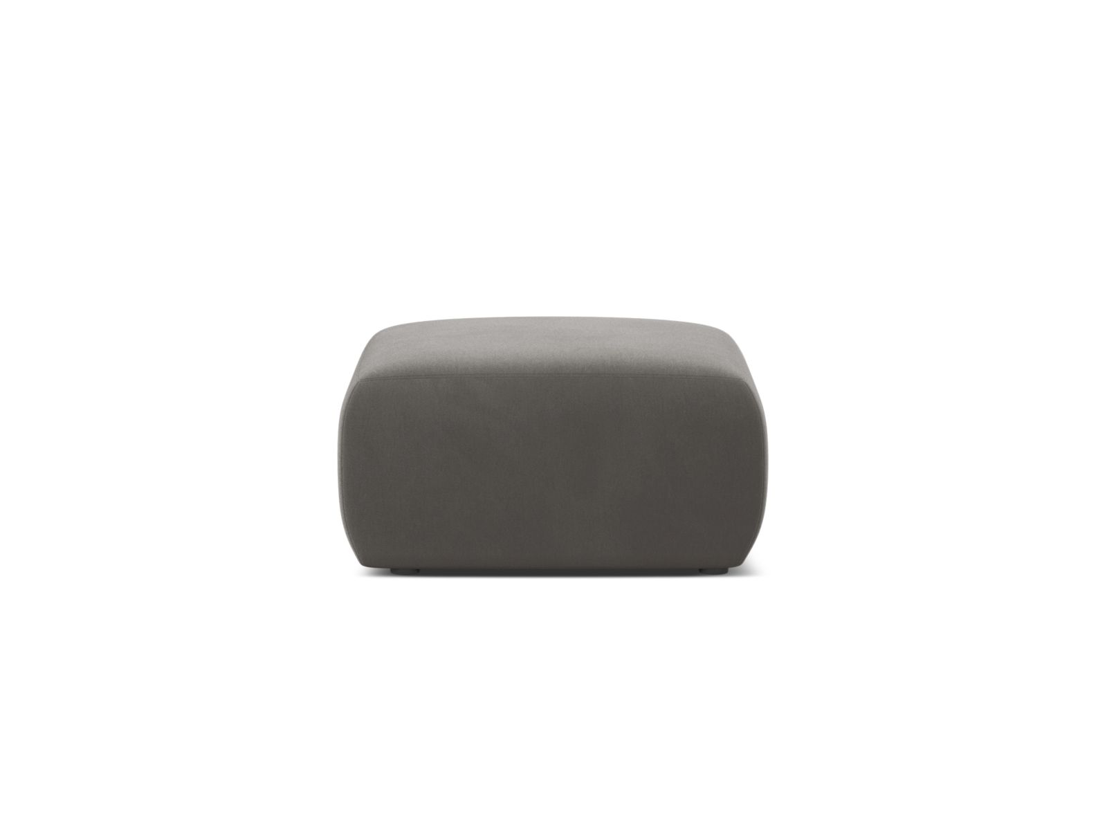 Velvet Pouf, "Molino", 1 Seat, 75x75x40