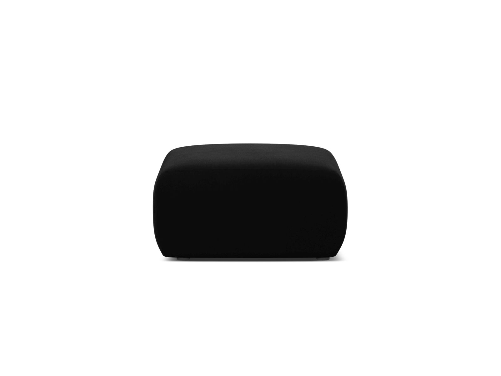Velvet Pouf, "Molino", 1 Seat, 75x75x40