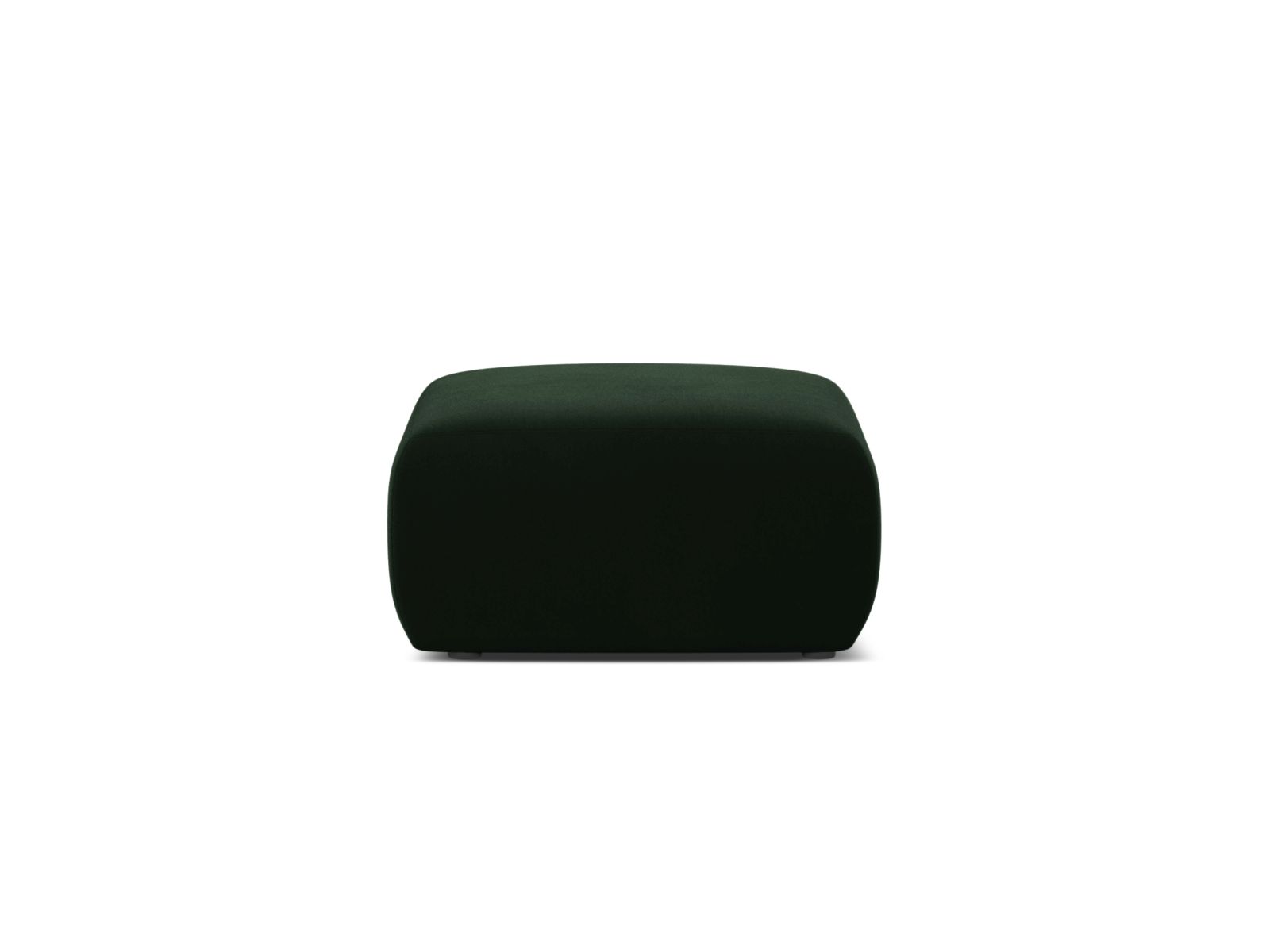 Velvet Pouf, "Molino", 1 Seat, 75x75x40