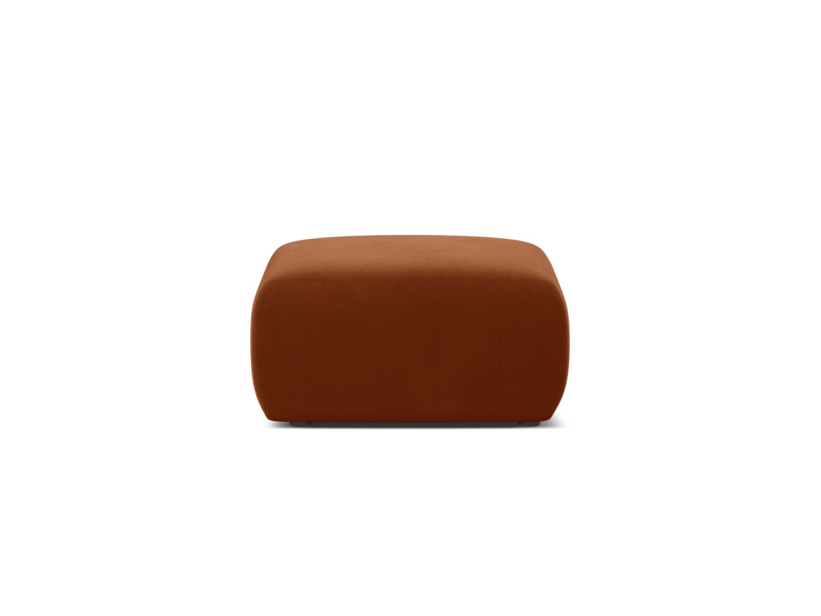 Velvet Pouf, "Molino", 1 Seat, 75x75x40