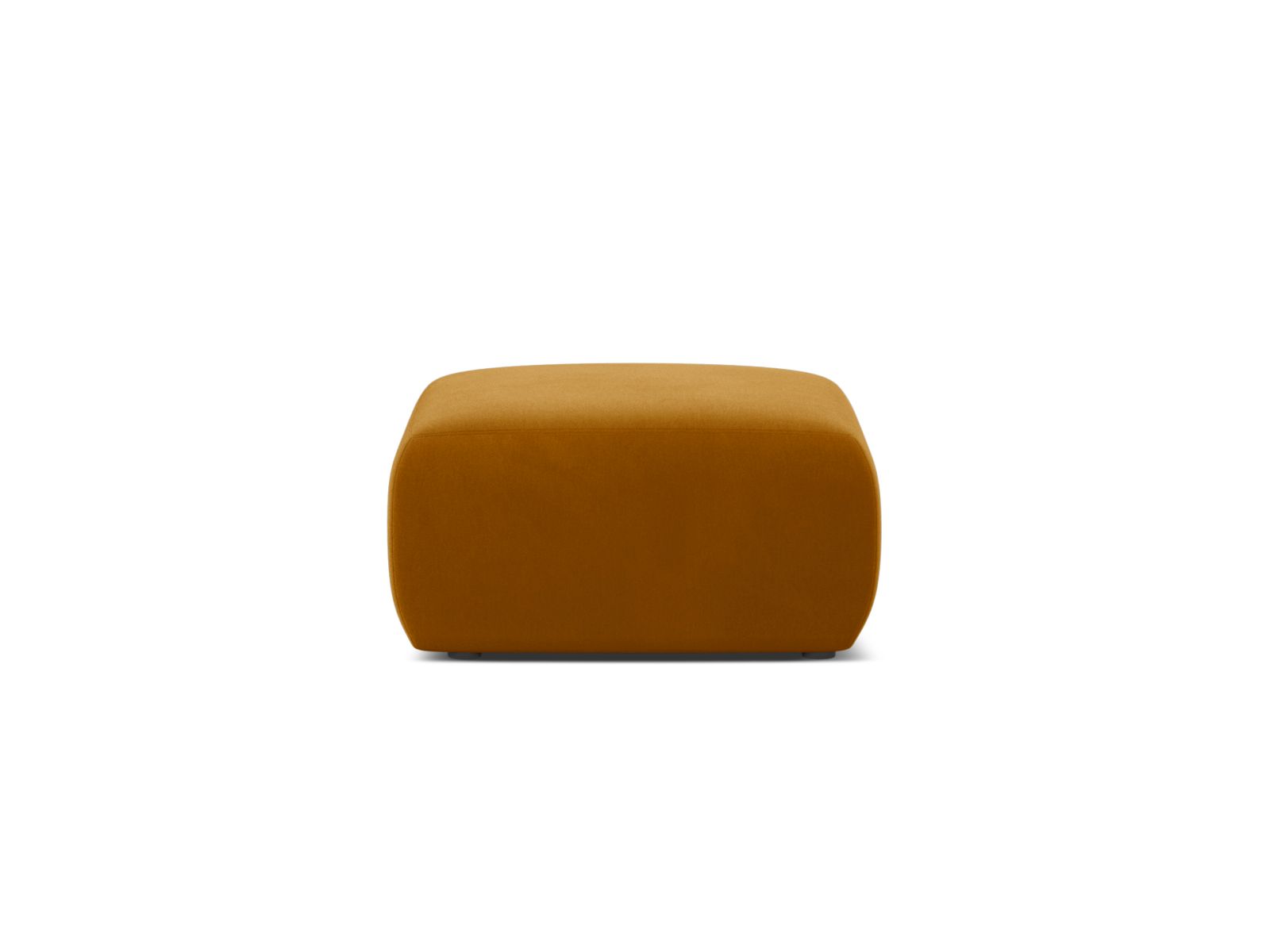 Velvet Pouf, "Molino", 1 Seat, 75x75x40