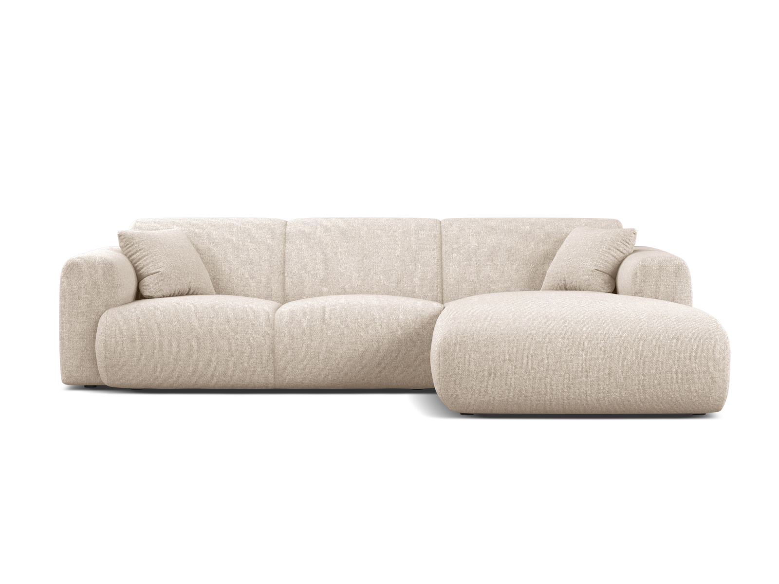 Right Corner Sofa, "Molino", 4 Seats, 255x170x72