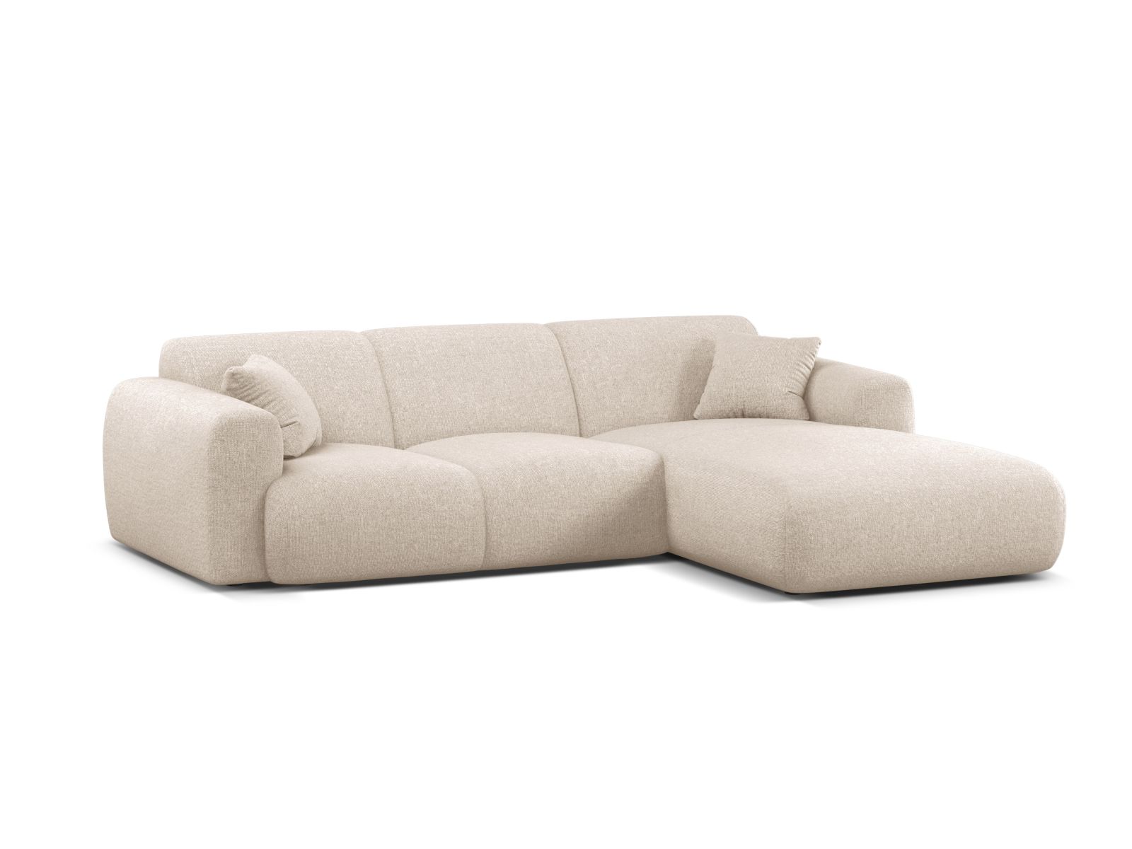 Right Corner Sofa, "Molino", 4 Seats, 255x170x72