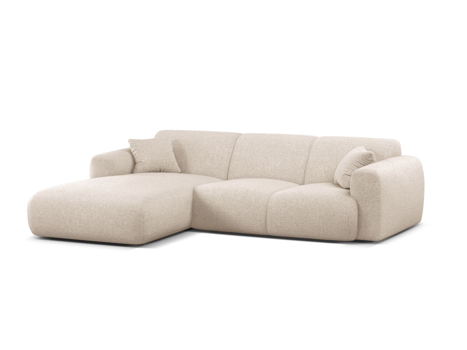 Left Corner Sofa, "Molino", 4 Seats, 255x170x72