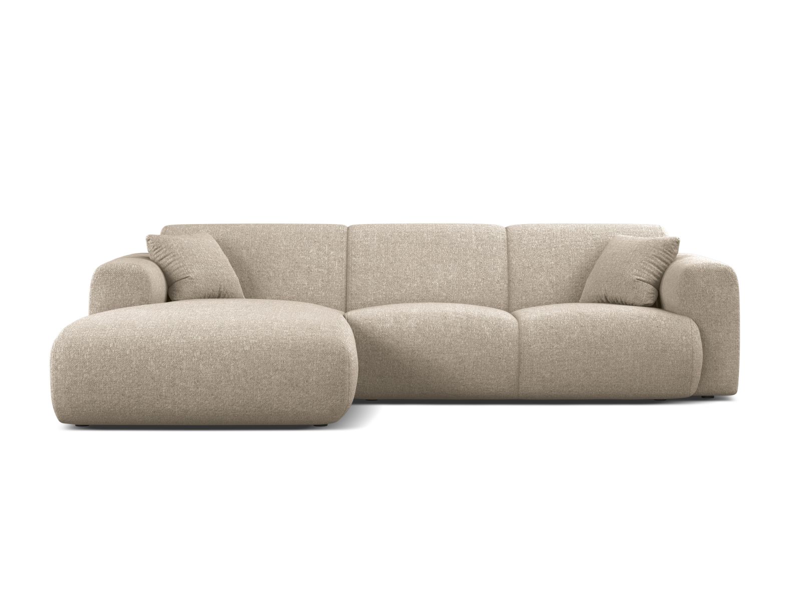 Left Corner Sofa, "Molino", 4 Seats, 255x170x72