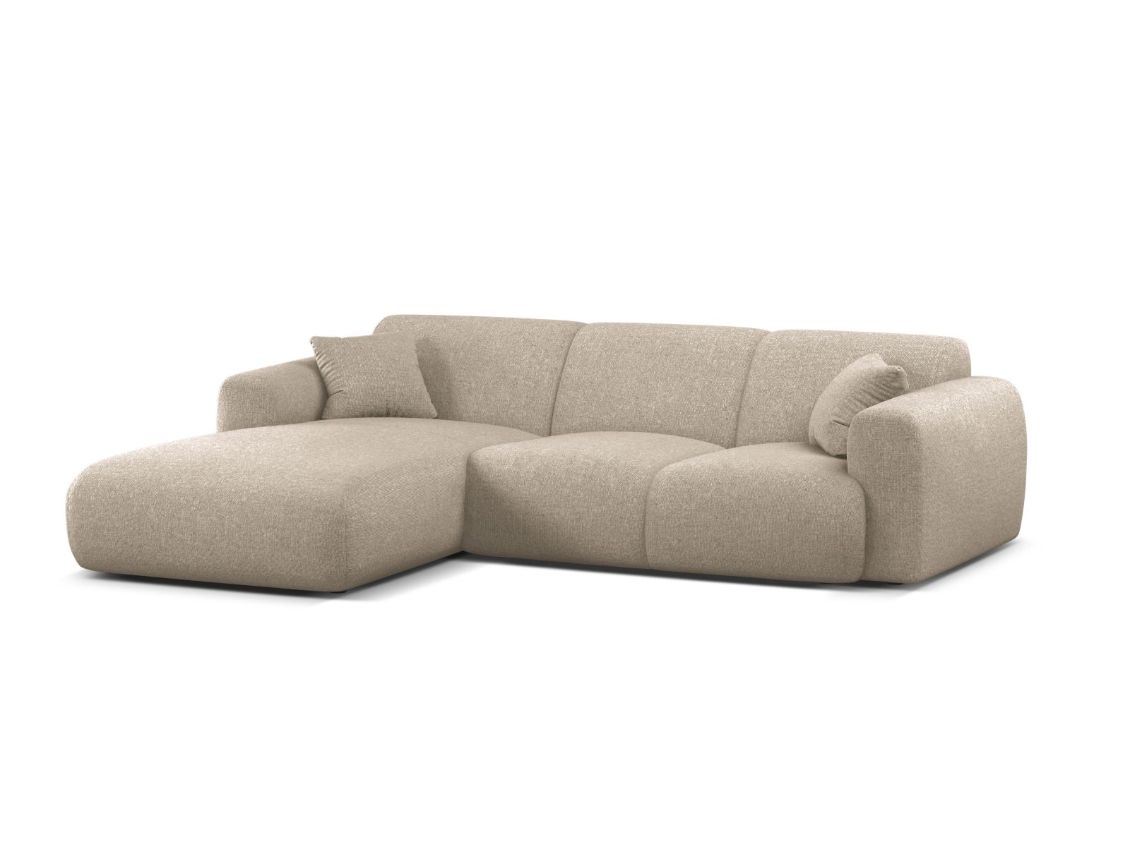 Left Corner Sofa, "Molino", 4 Seats, 255x170x72