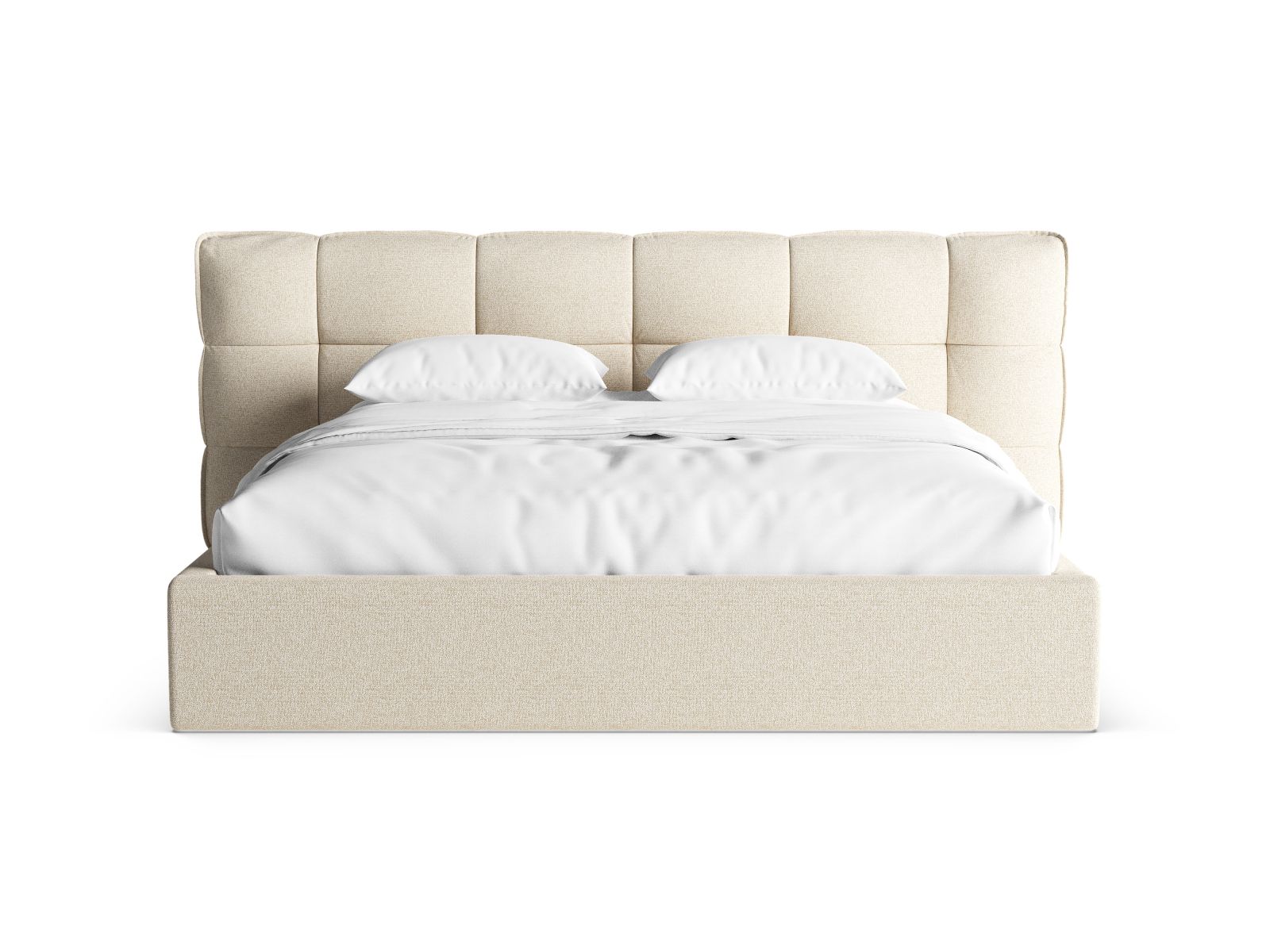 Storage Bed With Headboard, "Eric", 230x225x104