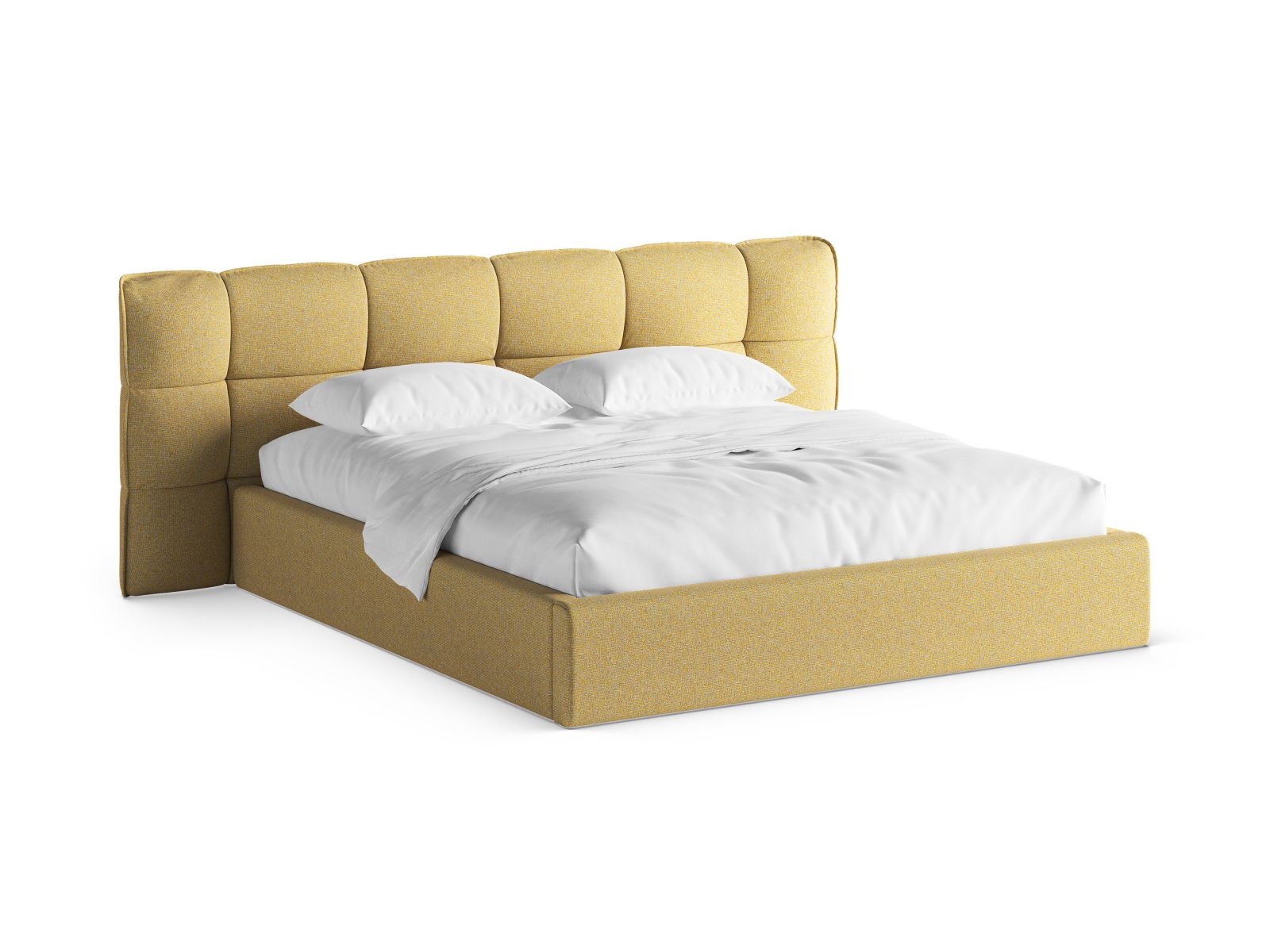 Storage Bed With Headboard, "Eric", 230x225x104