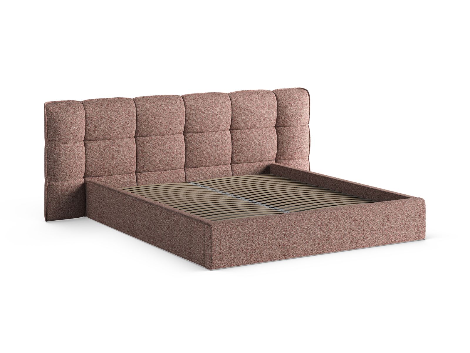 Storage Bed With Headboard, "Eric", 230x225x104