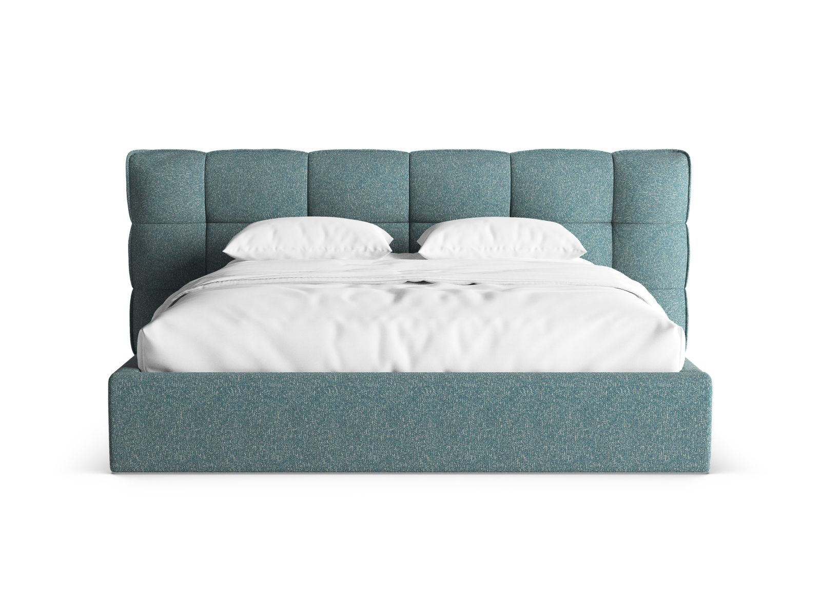 Storage Bed With Headboard, "Eric", 230x225x104