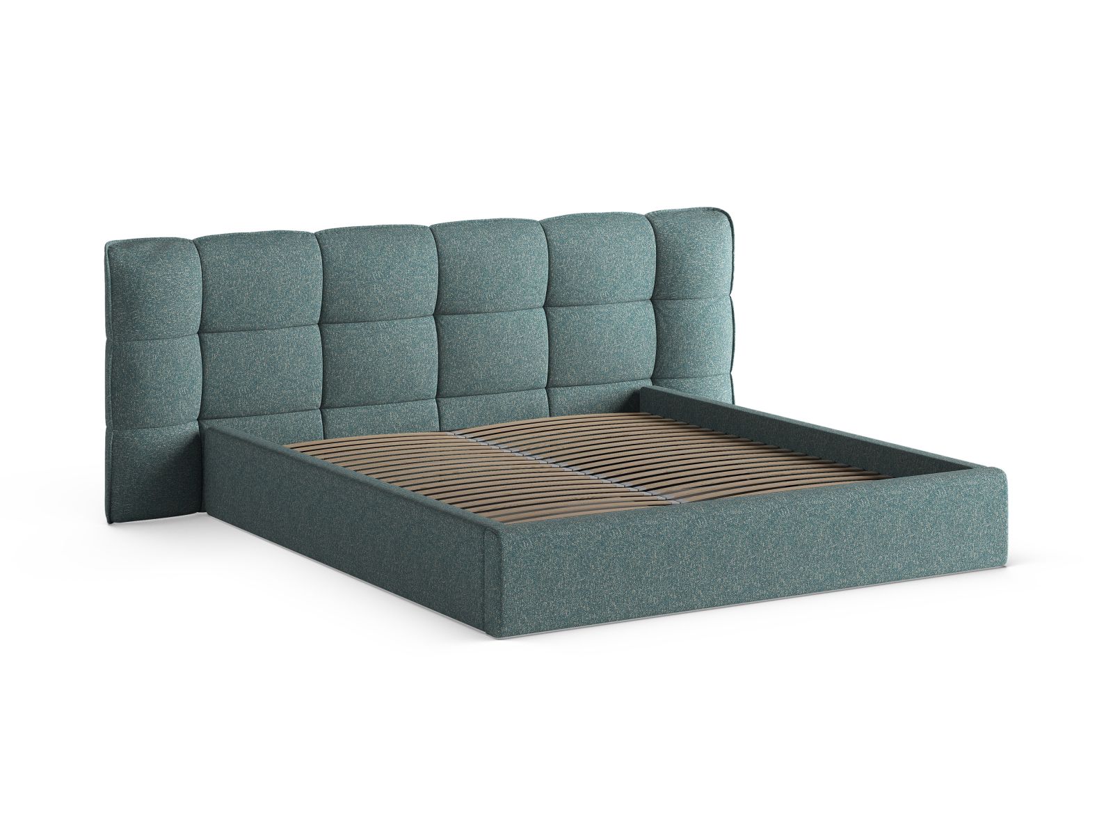 Storage Bed With Headboard, "Eric", 230x225x104