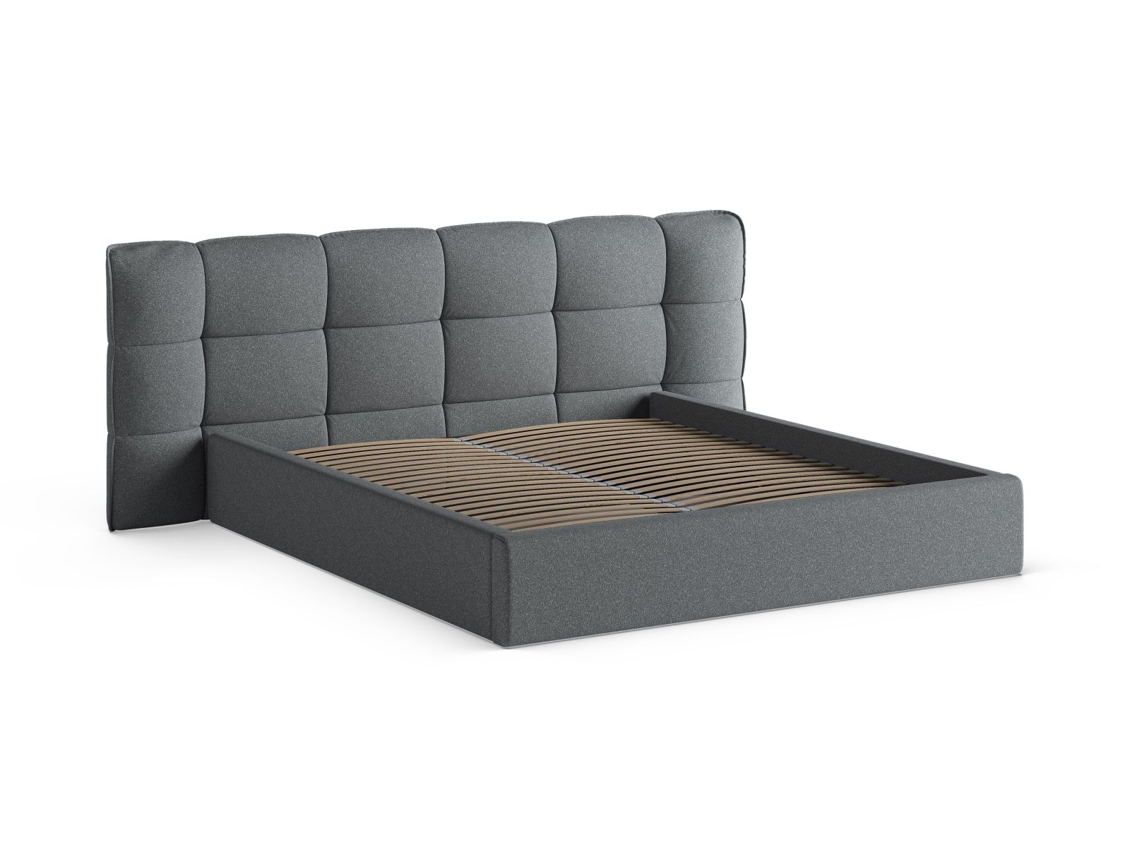 Storage Bed With Headboard, "Eric", 230x225x104