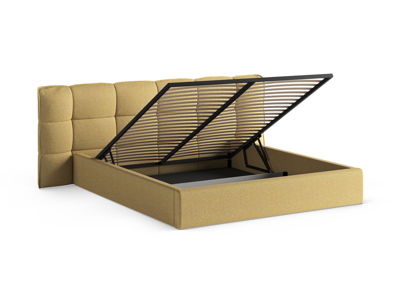 Storage Bed With Headboard, "Eric", 250x225x104