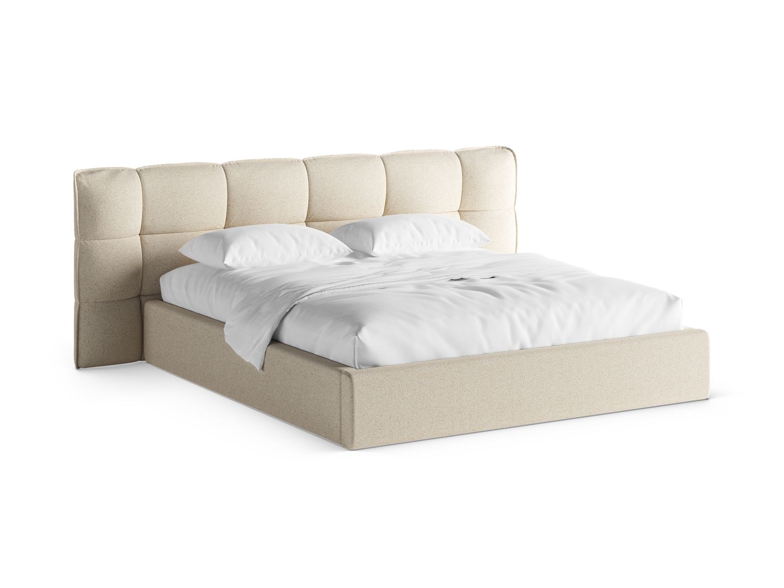 Storage Bed With Headboard, "Eric", 270x225x104