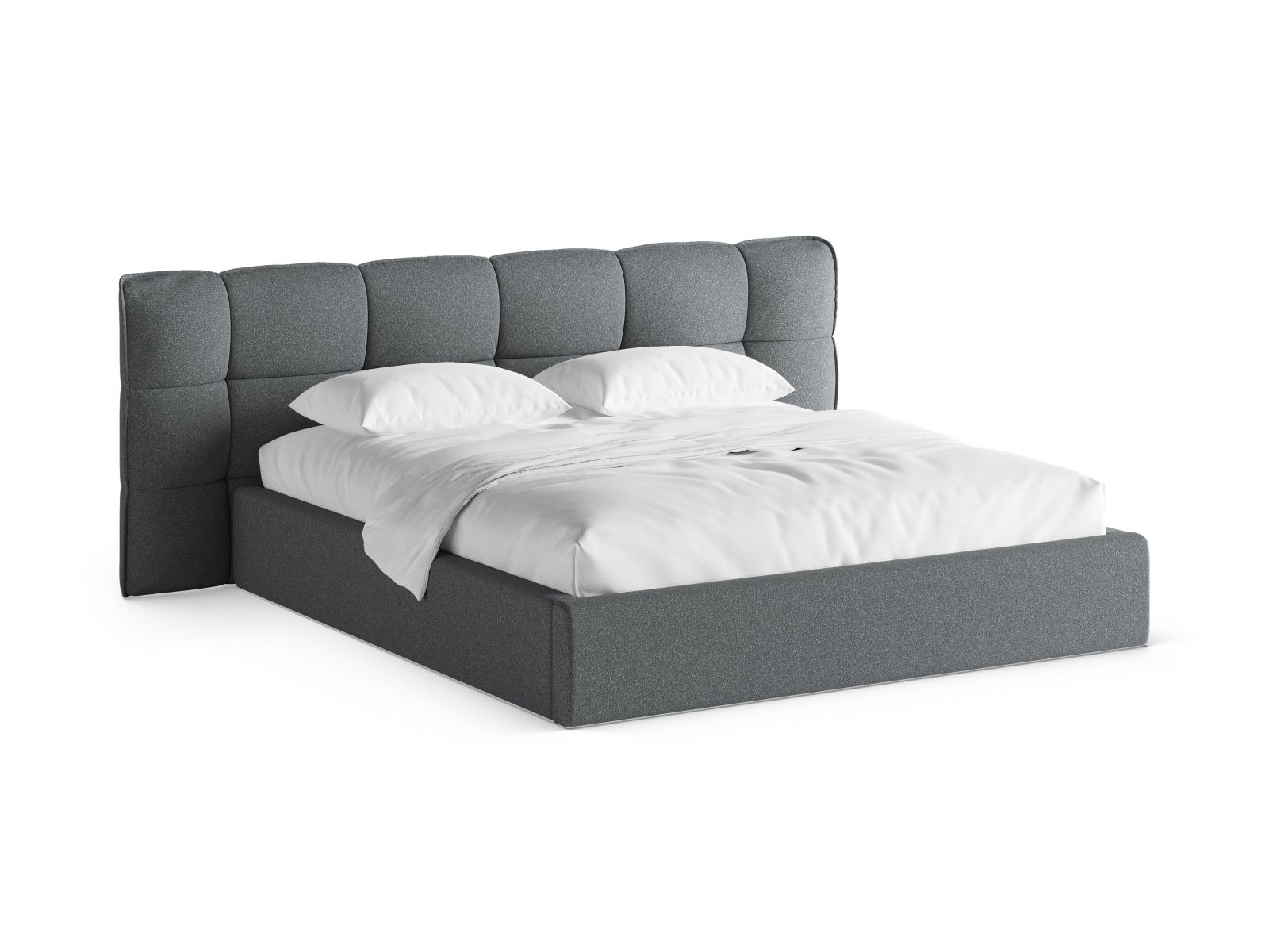 Storage Bed With Headboard, "Eric", 270x225x104