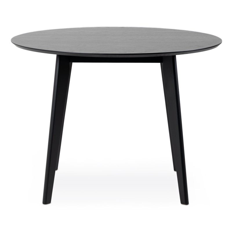 Stół okrągły do jadalni 105 cm Roxby czarny