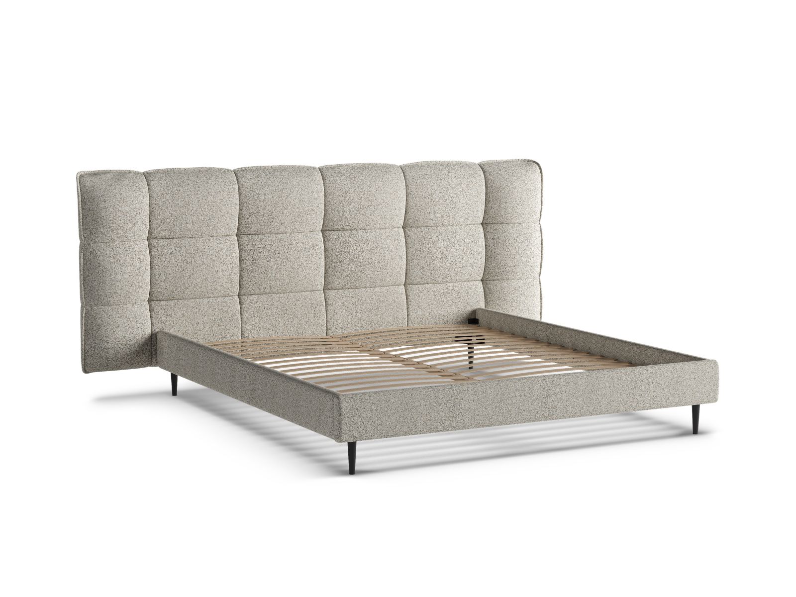 Storage Bed With Headboard, "Eric", 230x220x114