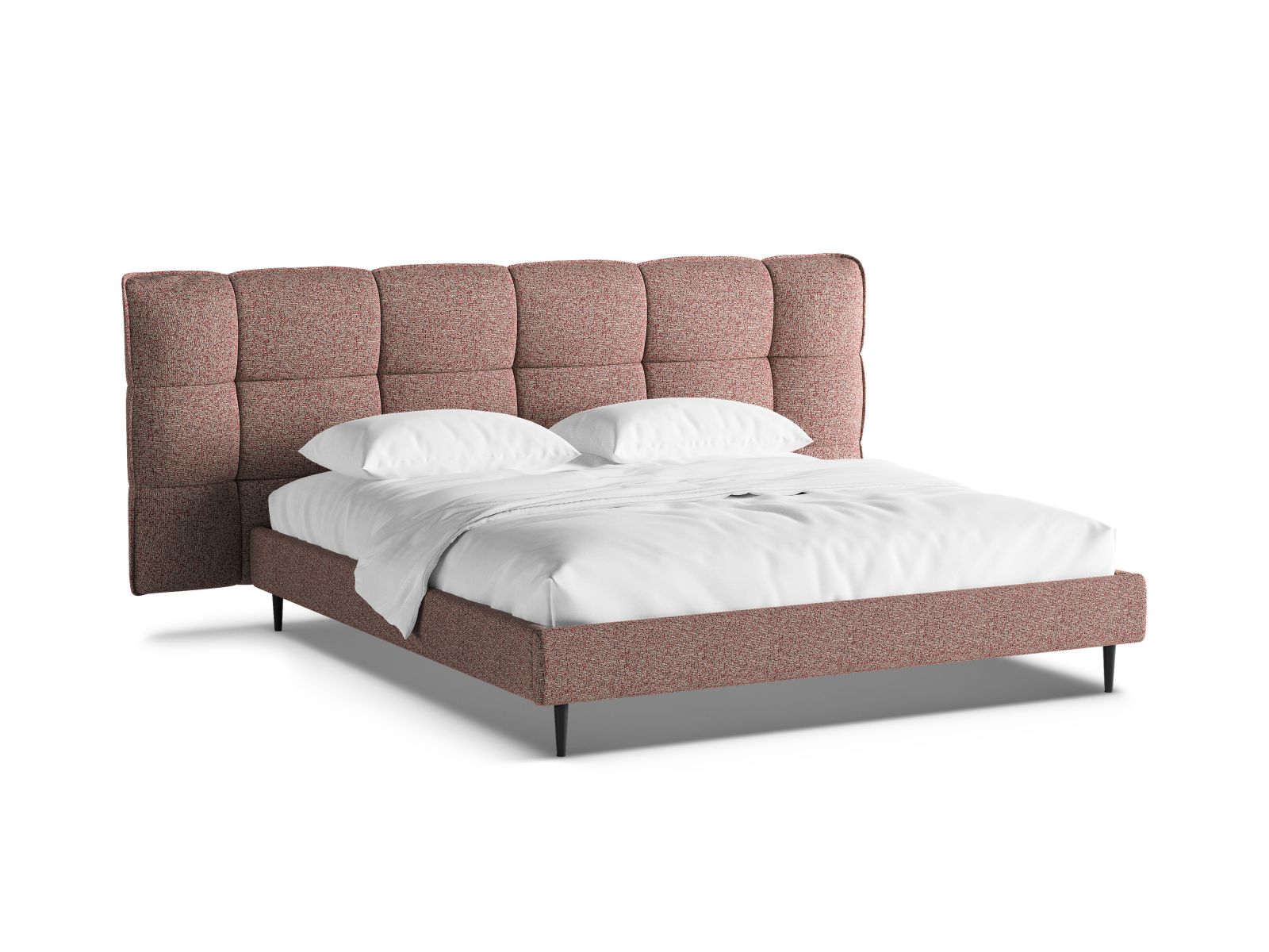 Storage Bed With Headboard, "Eric", 230x220x114