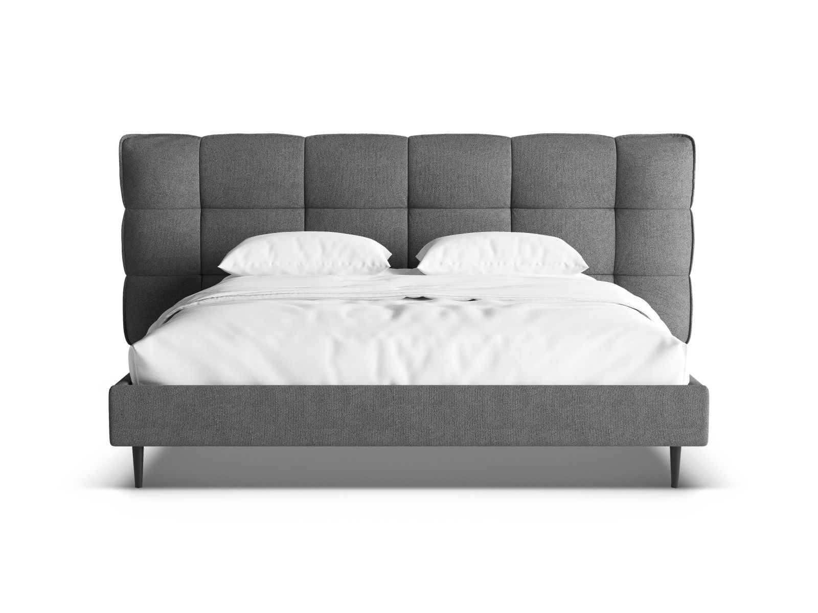 Storage Bed With Headboard, "Eric", 230x220x114