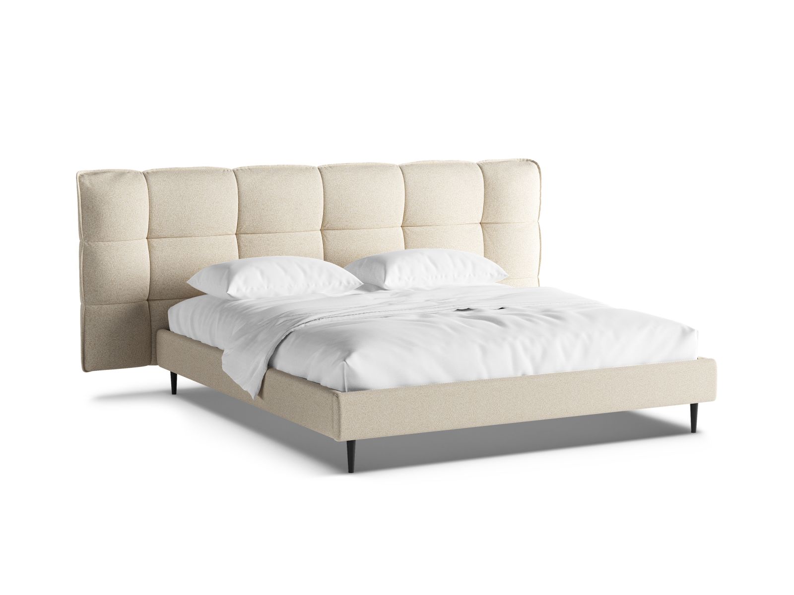 Storage Bed With Headboard, "Eric", 250x220x114