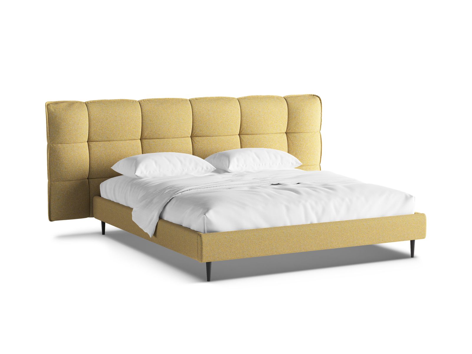 Storage Bed With Headboard, "Eric", 250x220x114