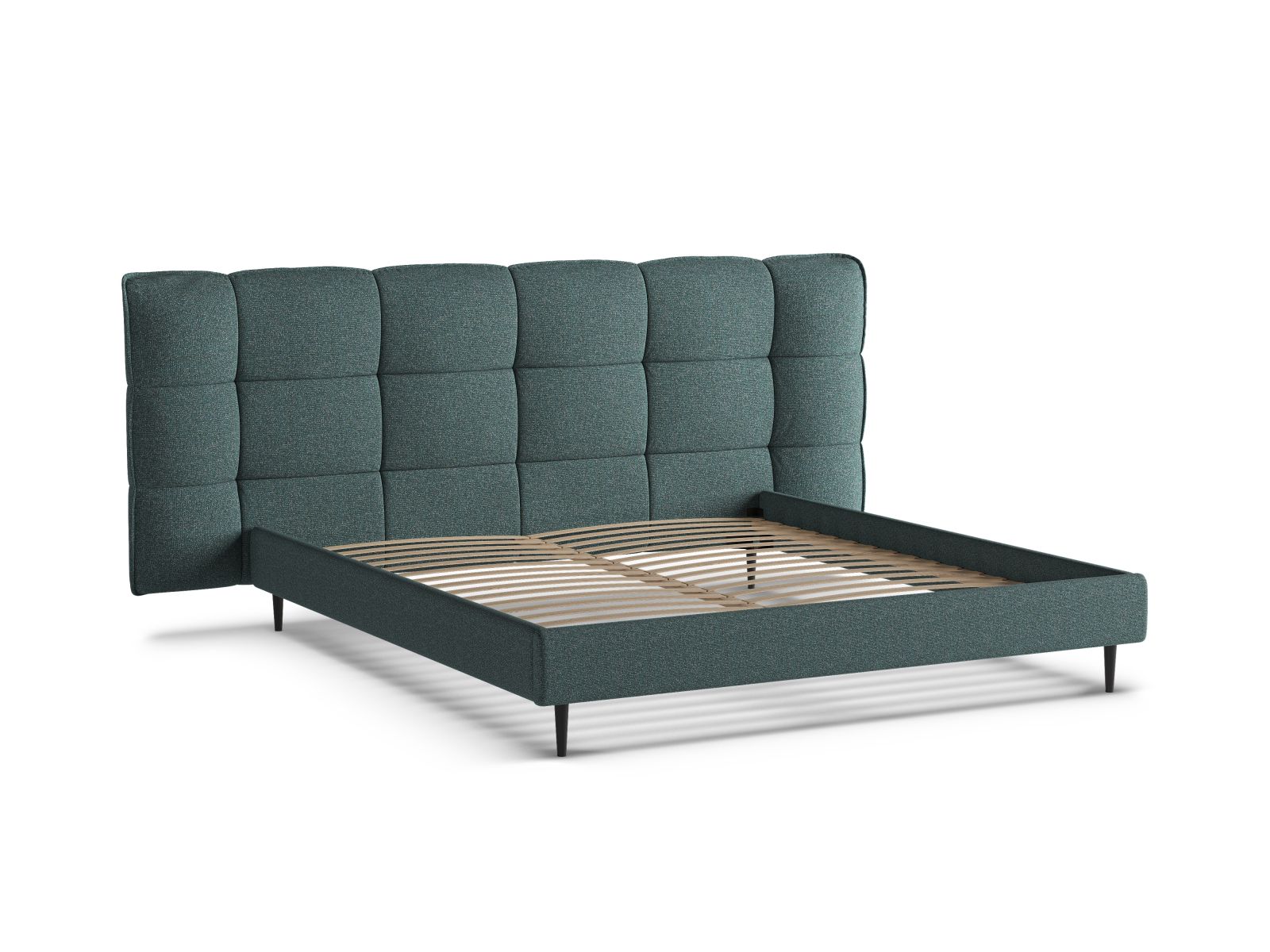 Storage Bed With Headboard, "Eric", 250x220x114
