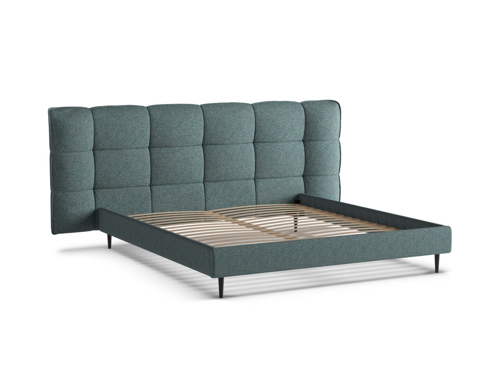 Storage Bed With Headboard, "Eric", 250x220x114