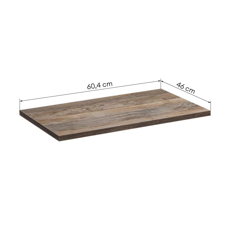 Blat łazienkowy Santa Fe Oak 60 cm dąb