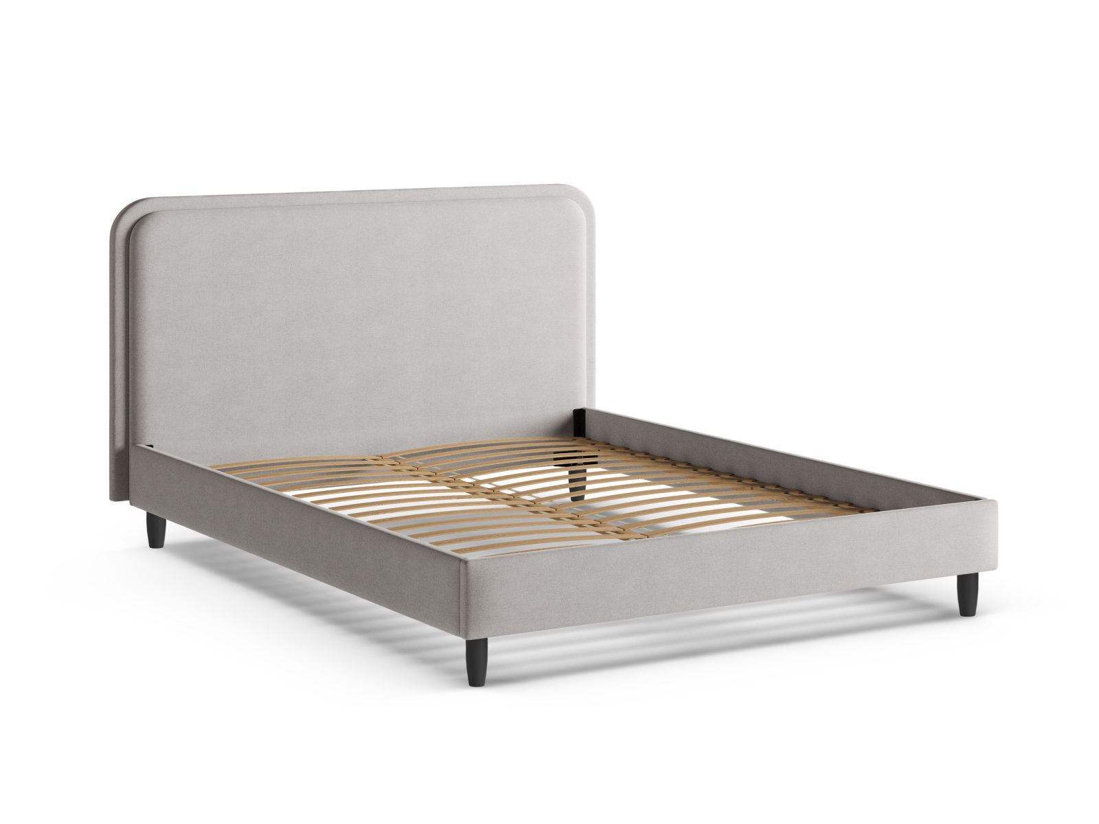 Bed With Headboard, "Aveline", 155x214x117