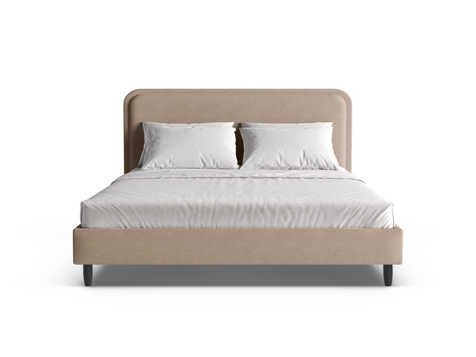 Bed With Headboard, "Aveline", 175x214x117