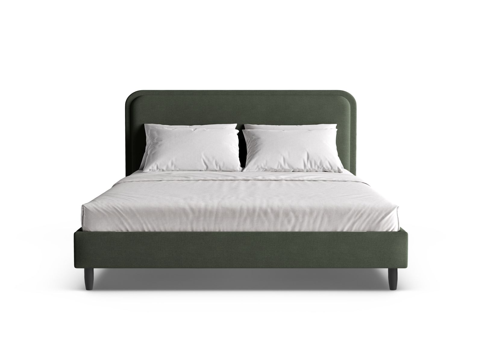 Bed With Headboard, "Aveline", 175x214x117