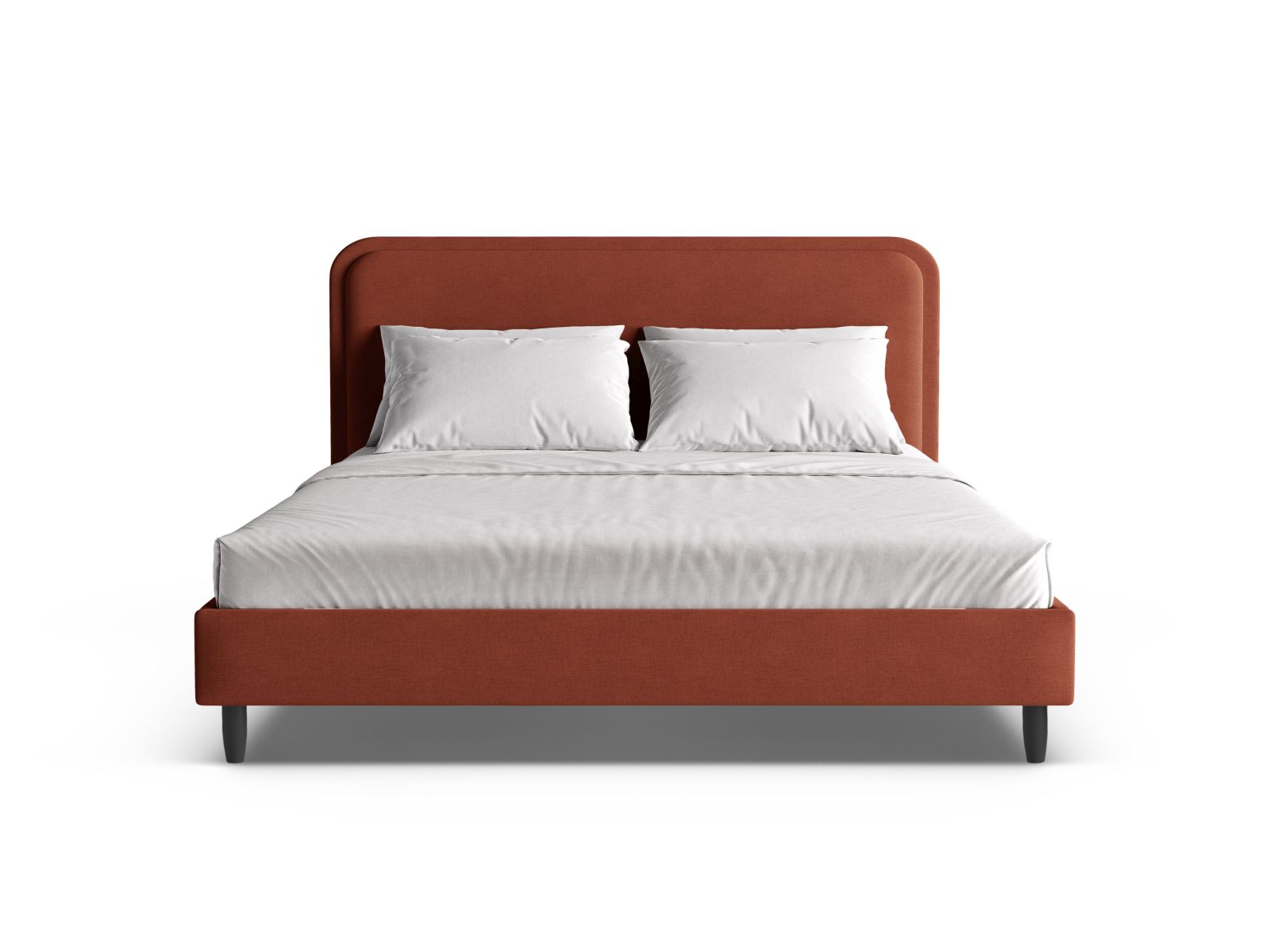 Bed With Headboard, "Aveline", 195x214x117