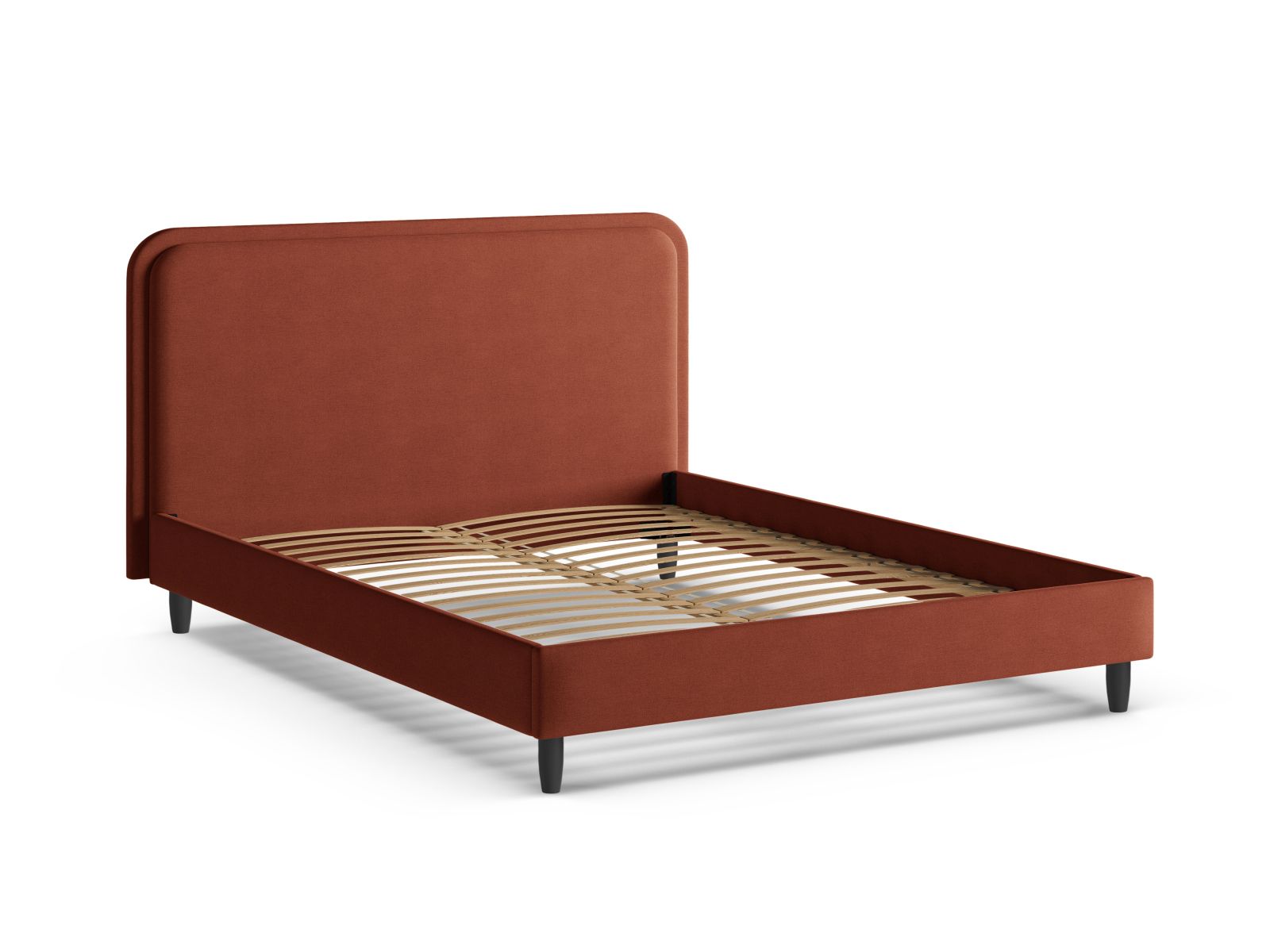Bed With Headboard, "Aveline", 195x214x117