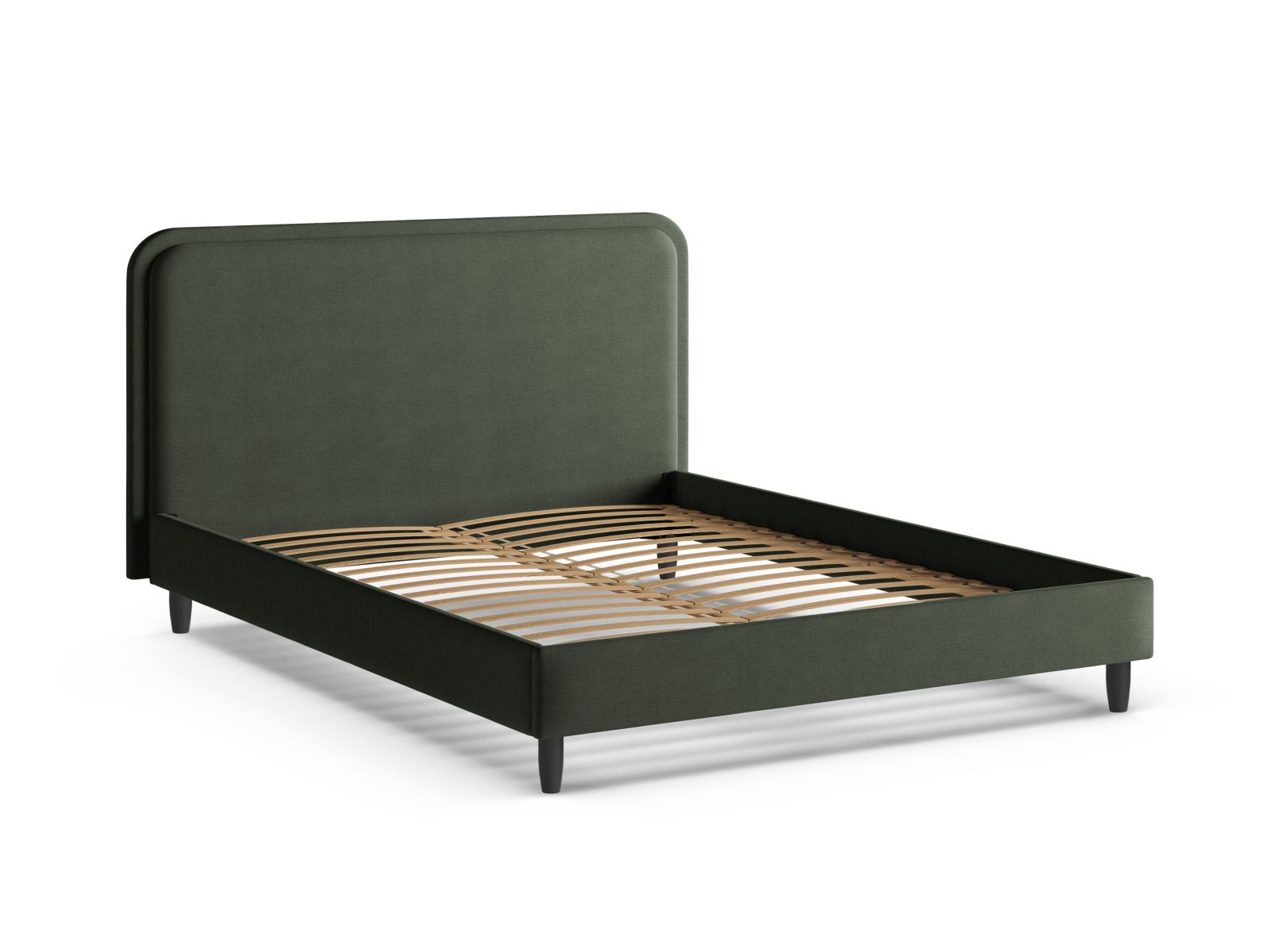 Bed With Headboard, "Aveline", 195x214x117
