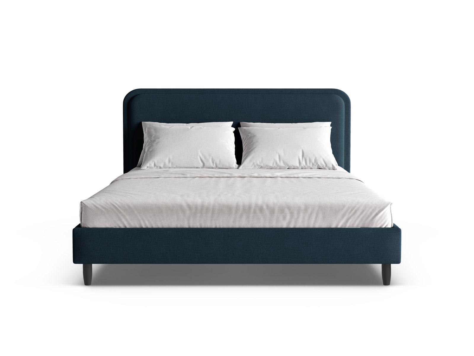 Bed With Headboard, "Aveline", 195x214x117