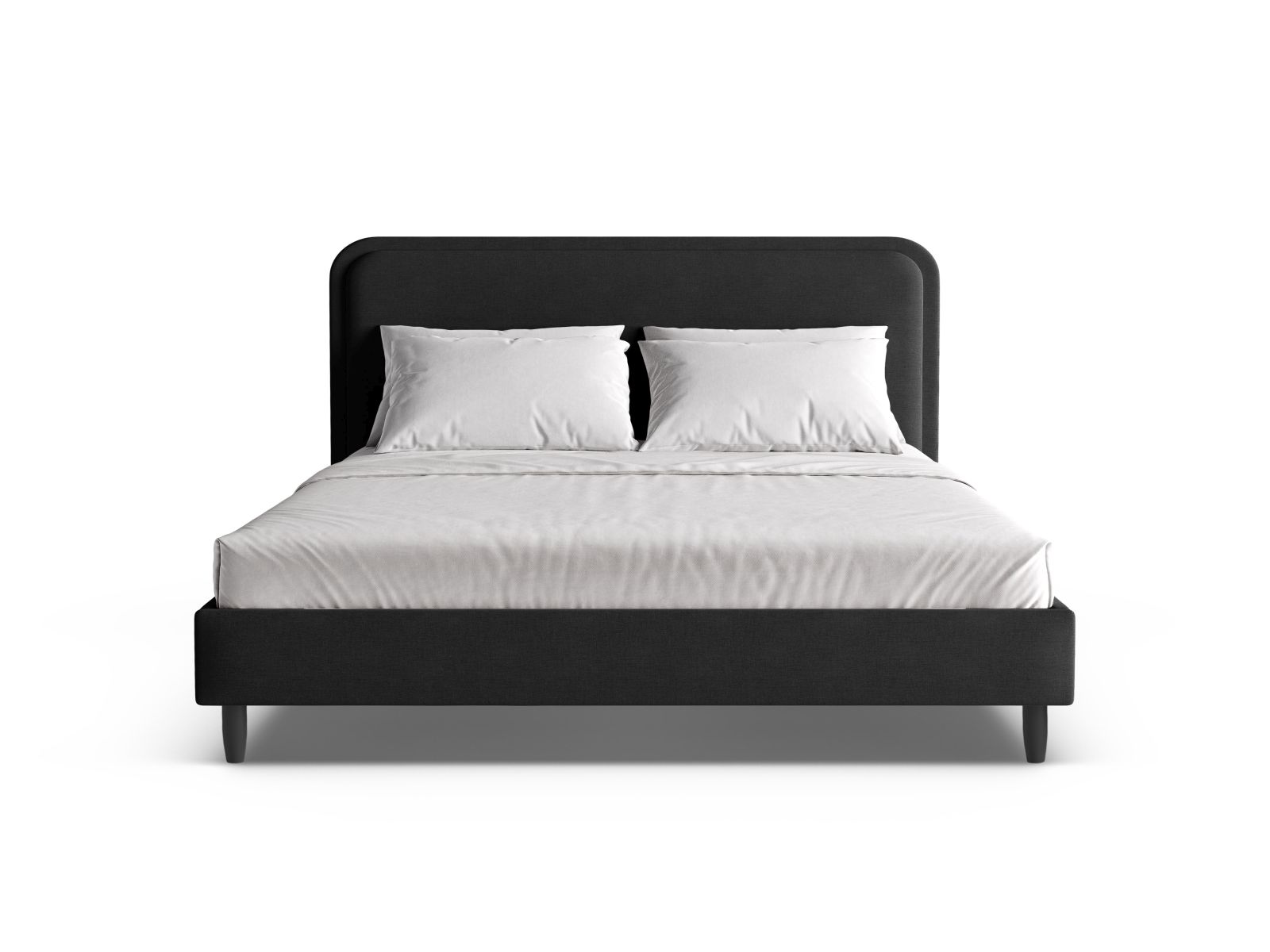 Bed With Headboard, "Aveline", 215x214x117