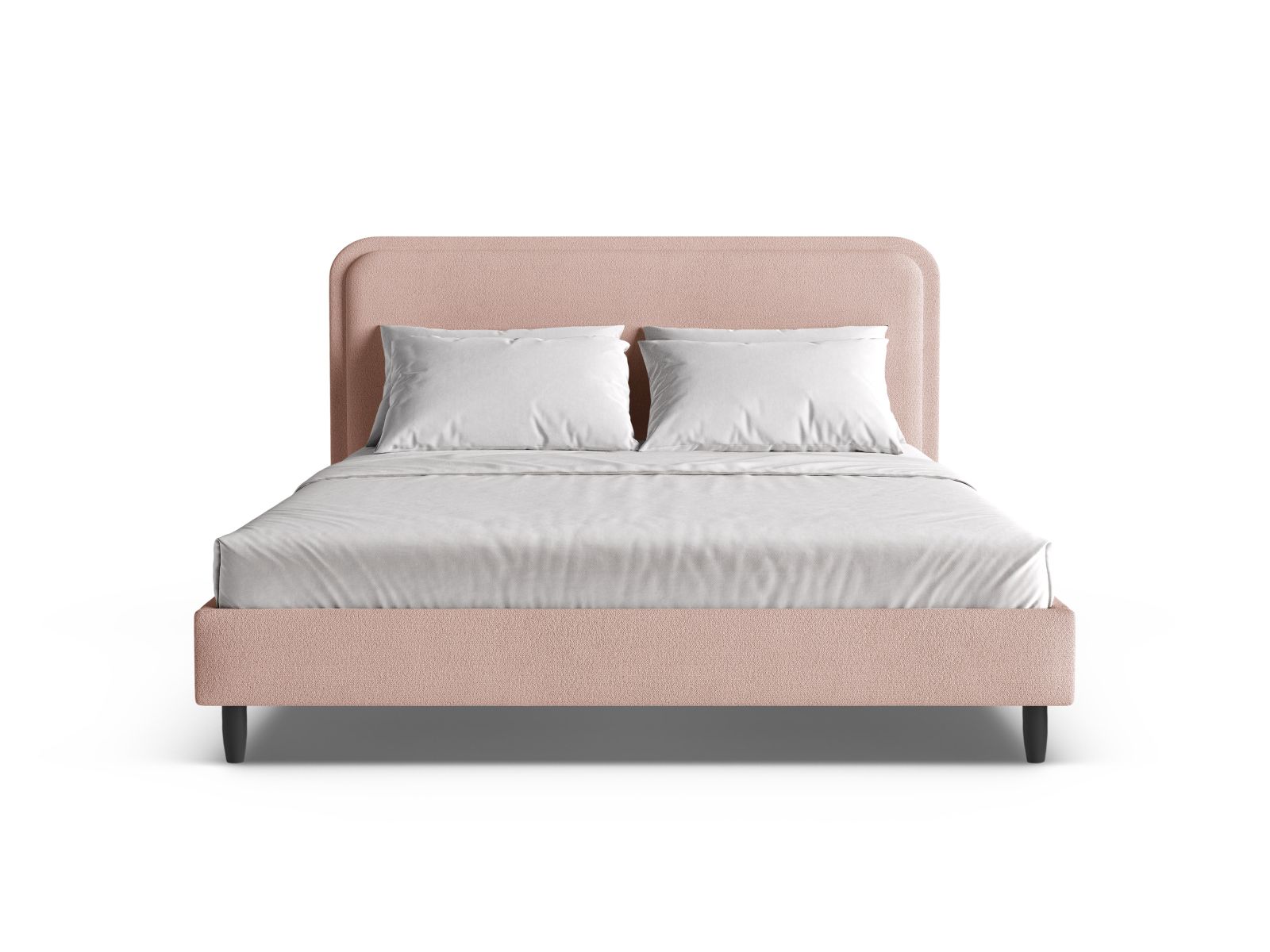 Bed With Headboard, "Aveline", 175x214x117
