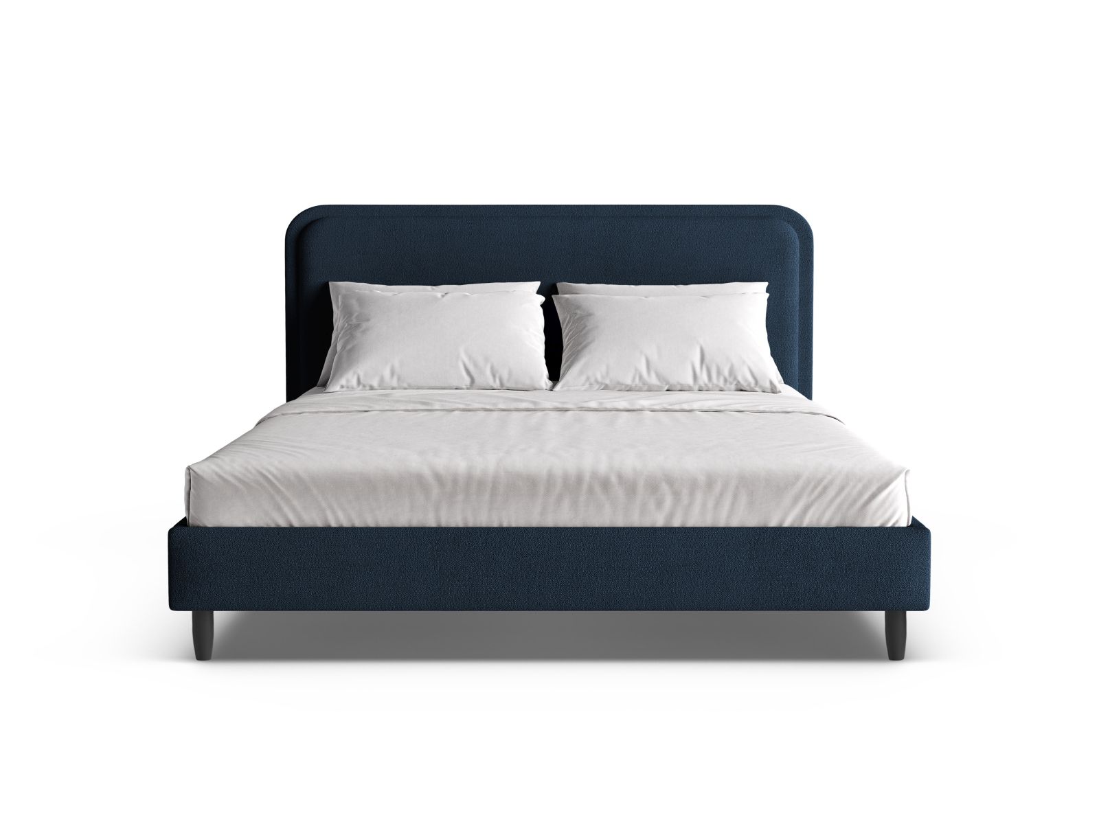 Bed With Headboard, "Aveline", 215x214x117