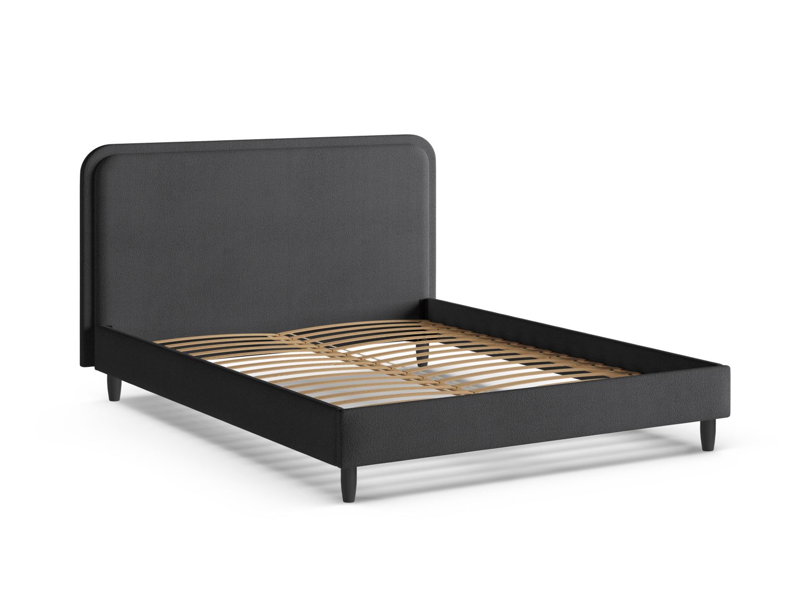 Bed With Headboard, "Aveline", 215x214x117